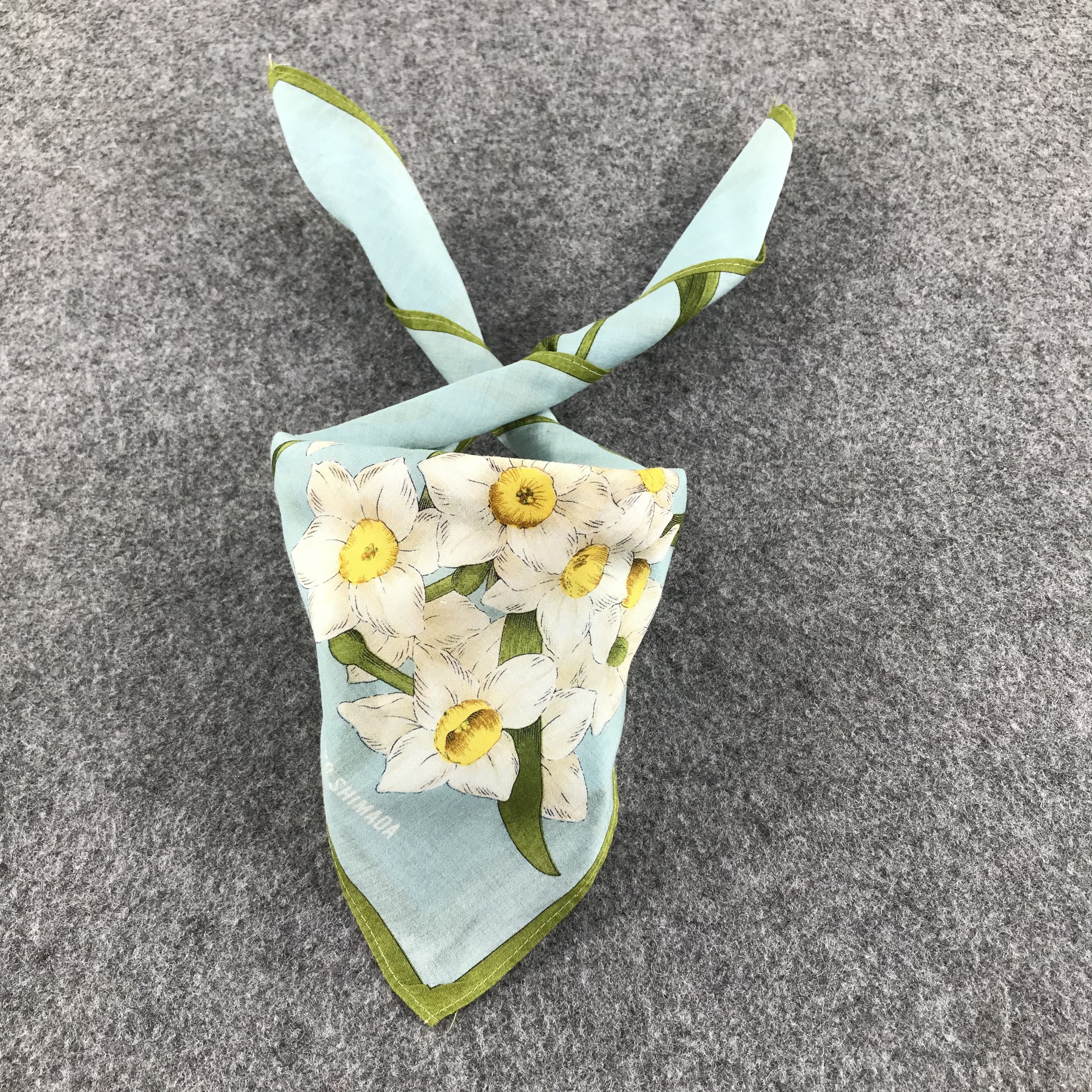 Junko Shimada Junko Shimada Floral Handkerchief Neckerchief Bandana H482 Size ONE SIZE - 1 Thumbnail