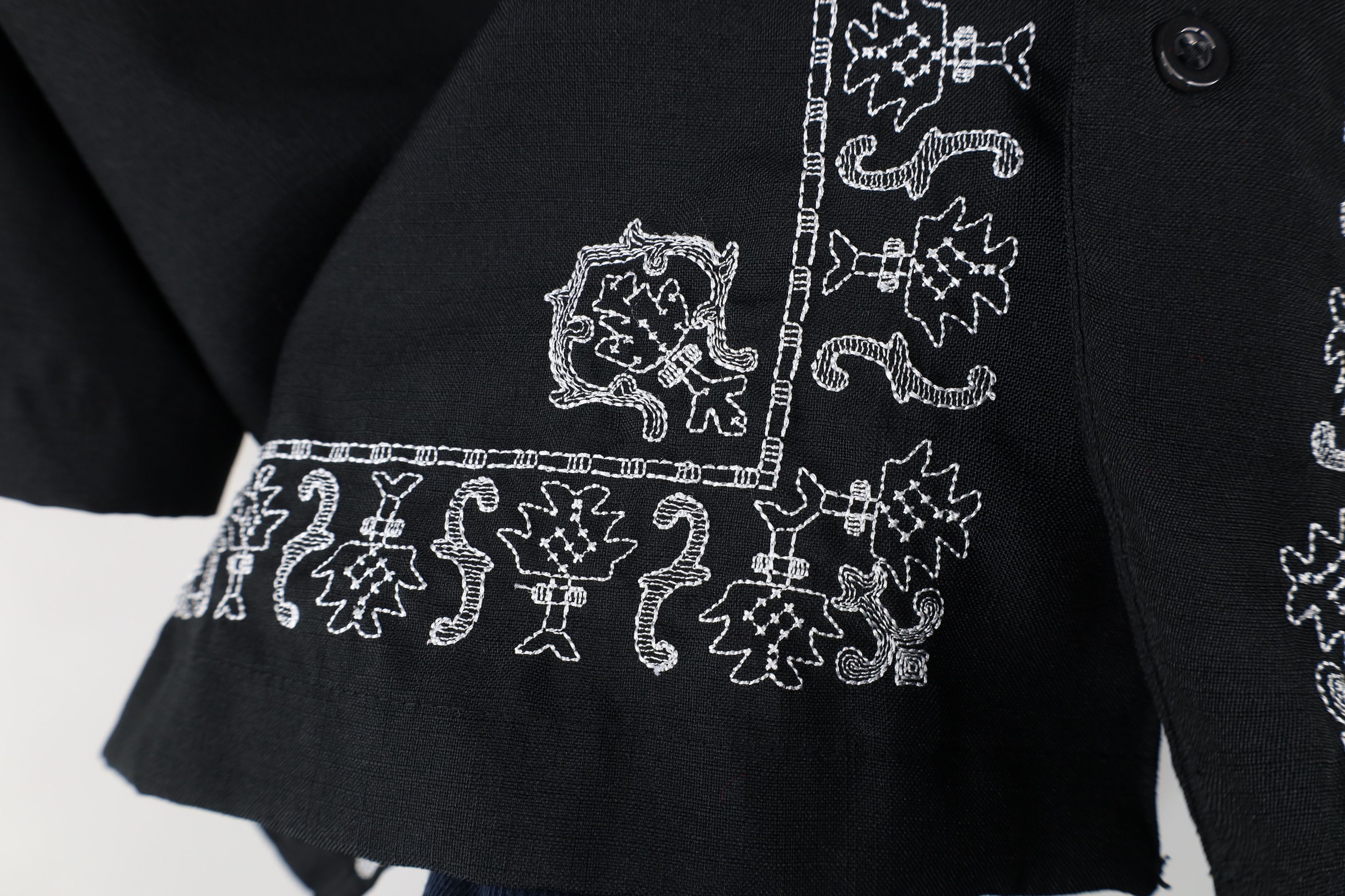 Vintage Vintage 90s Rockabilly Embroidered Short Sleeve Button Shirt Size US XXL / EU 58 / 5 - 5 Thumbnail