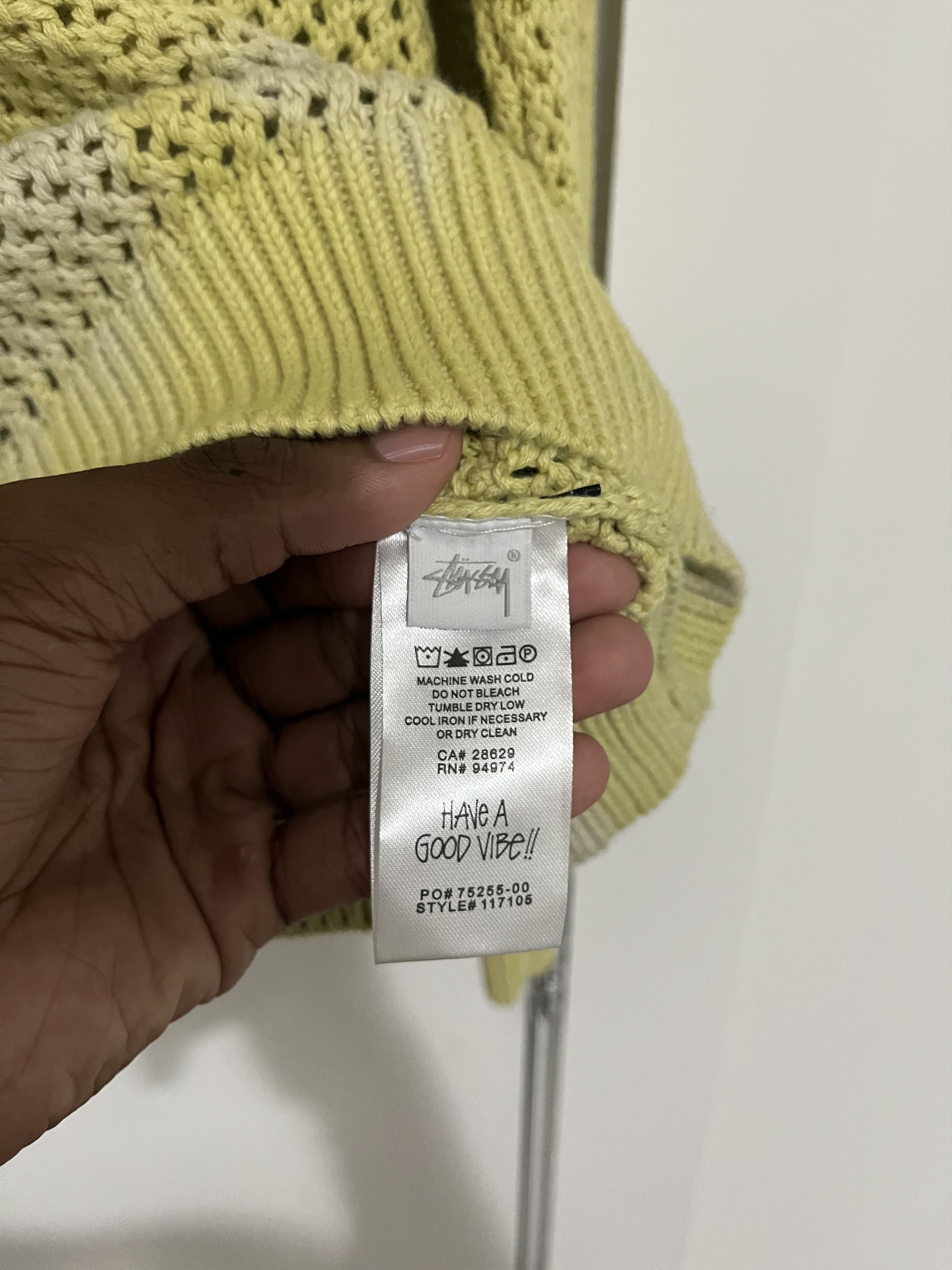 Stussy Stussy Dyed Loose Gauge Sweater Size US S / EU 44-46 / 1 - 3 Thumbnail