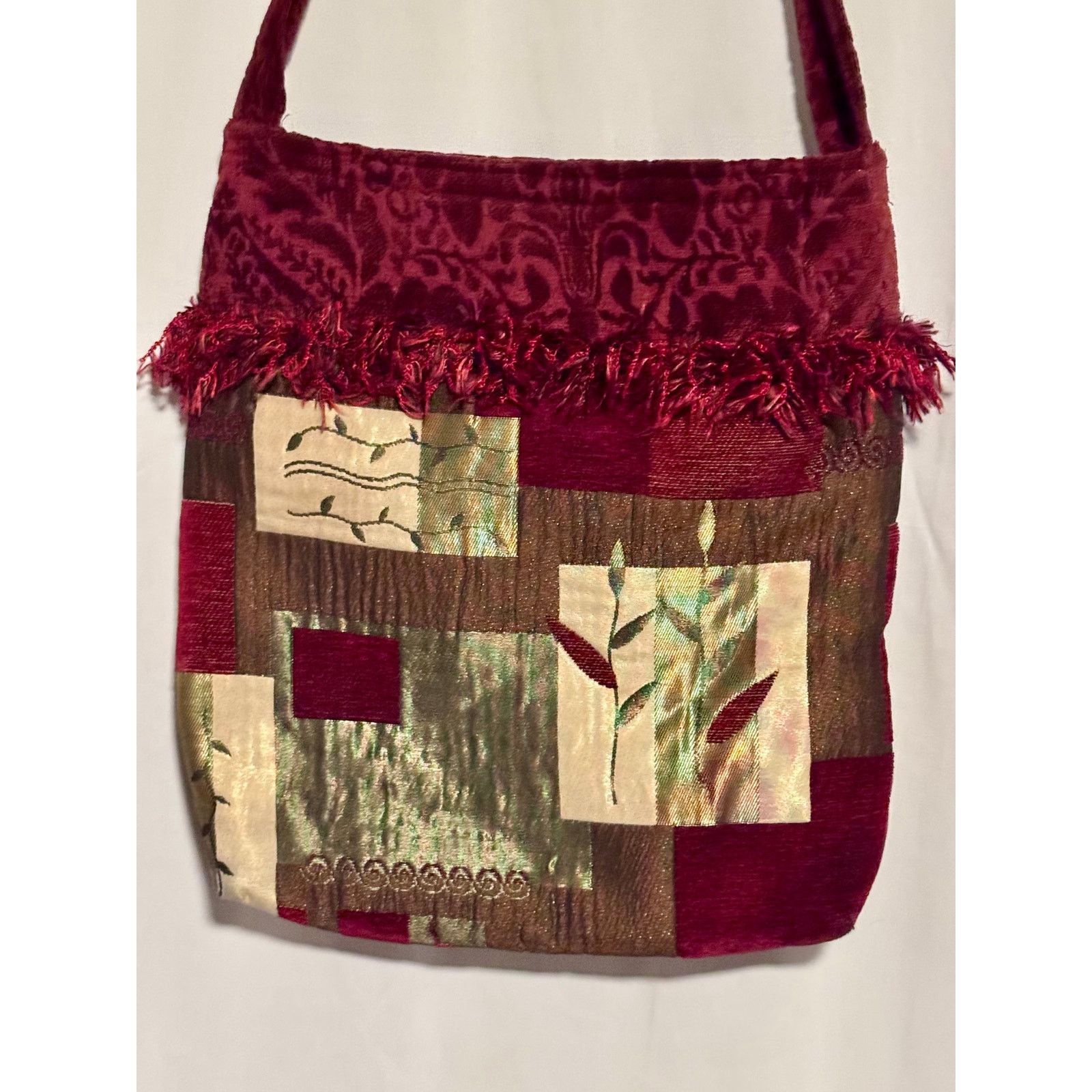 Handmade Handmade Patchwork Tapestry Shoulder Bag Size ONE SIZE - 5 Thumbnail