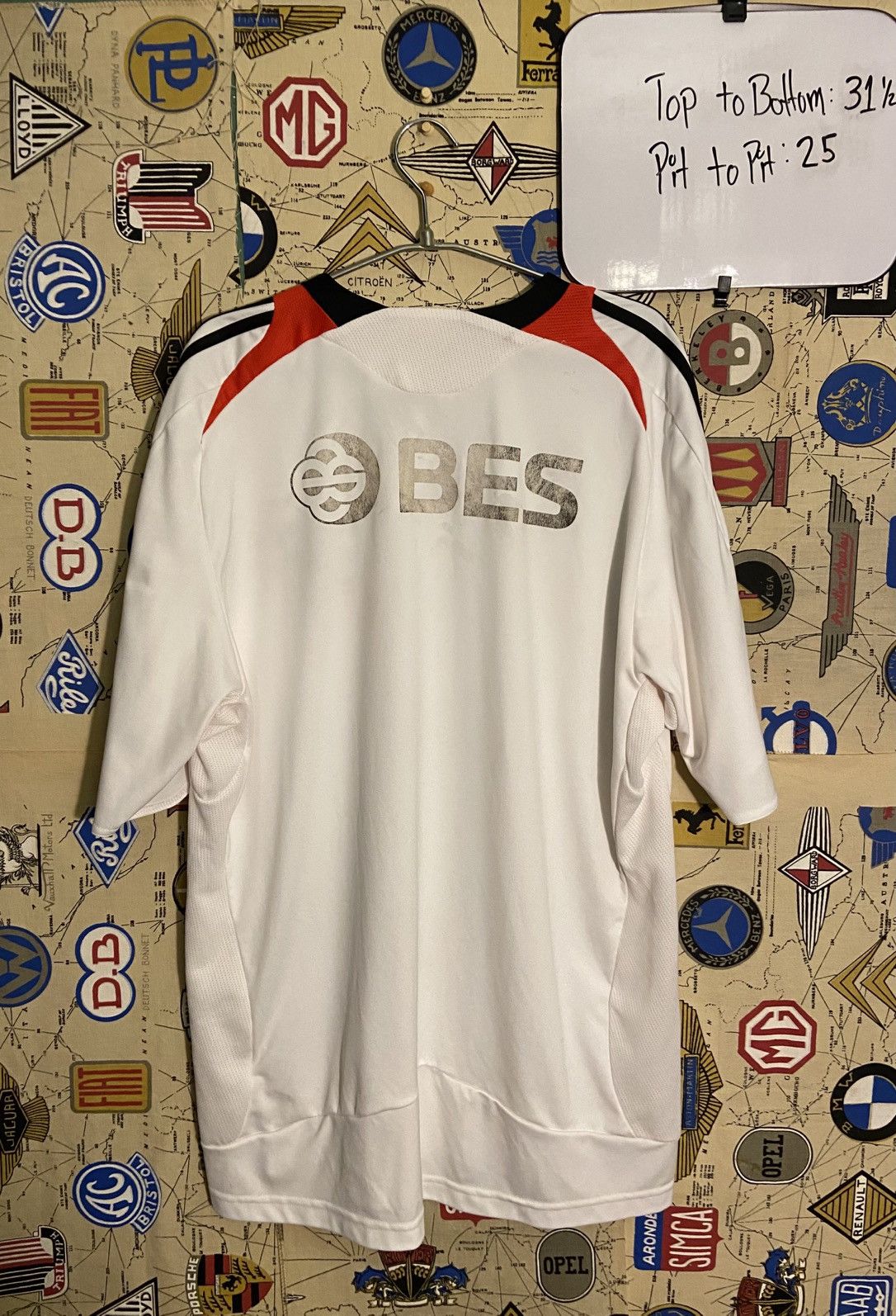 Adidas × Vintage 2008-09 Adidas Benfica Away Jersey Size US XL / EU 56 / 4 - 3 Thumbnail