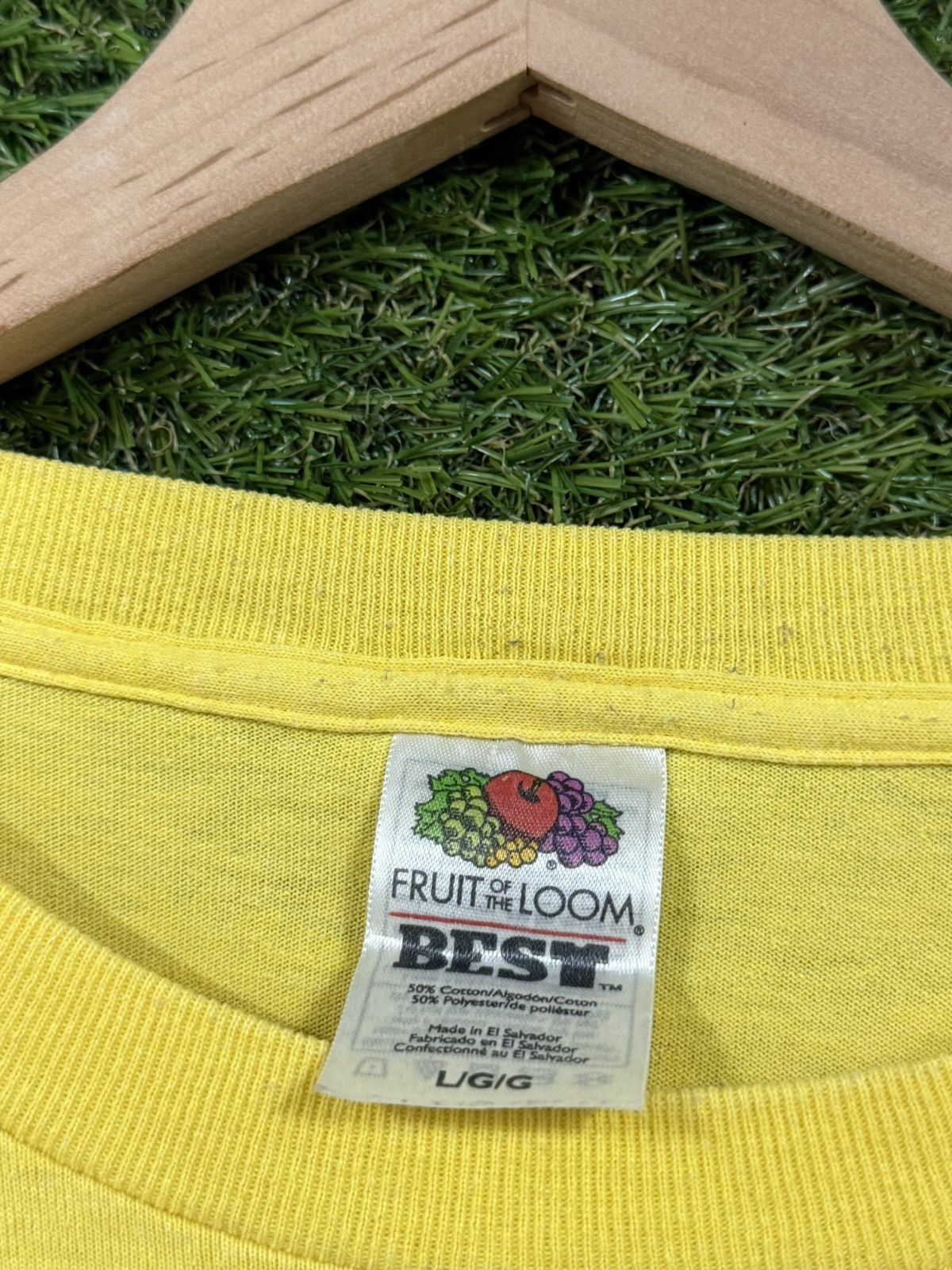 Fruit Of The Loom Vintage Chi Omega Owl Fall Sorority Rush Tee Yellow Large Size US L / EU 52-54 / 3 - 4 Thumbnail
