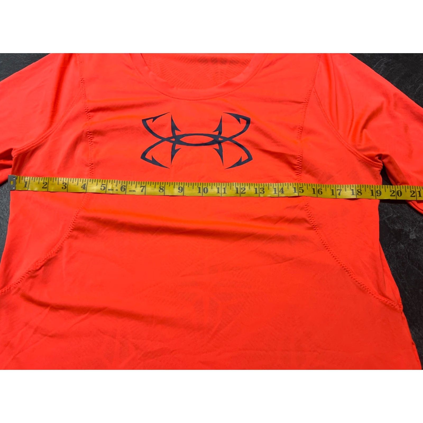 Under Armour Under Armour Women’s Long Sleeve Fishing T-Shirt L Orange Coral Activewear Size L / US 10 / IT 46 - 7 Thumbnail