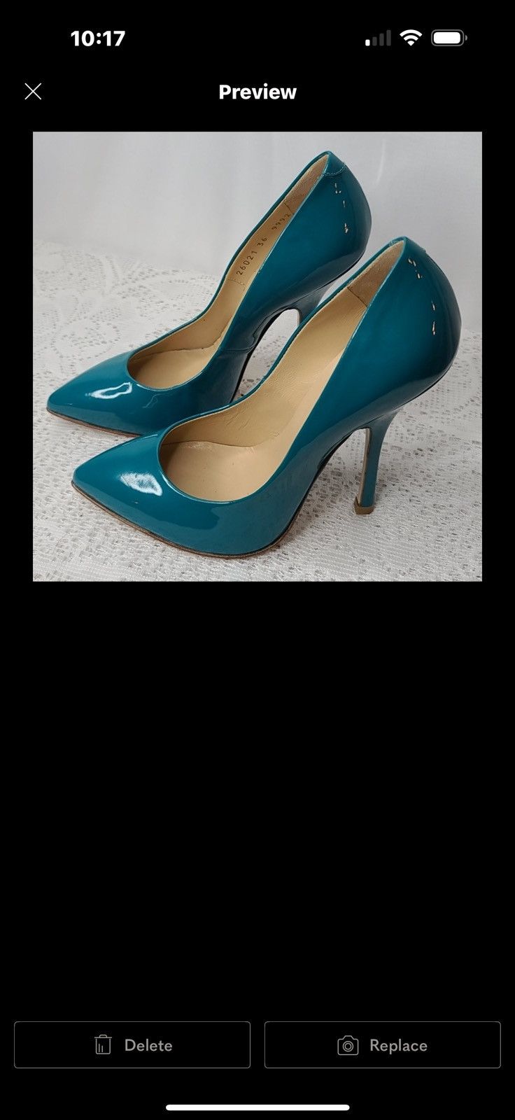 Giuseppe Zanotti Giuseppe Zanotti green point toe leather stiletto heels sz 6 Size US 6 / IT 36 - 2 Thumbnail