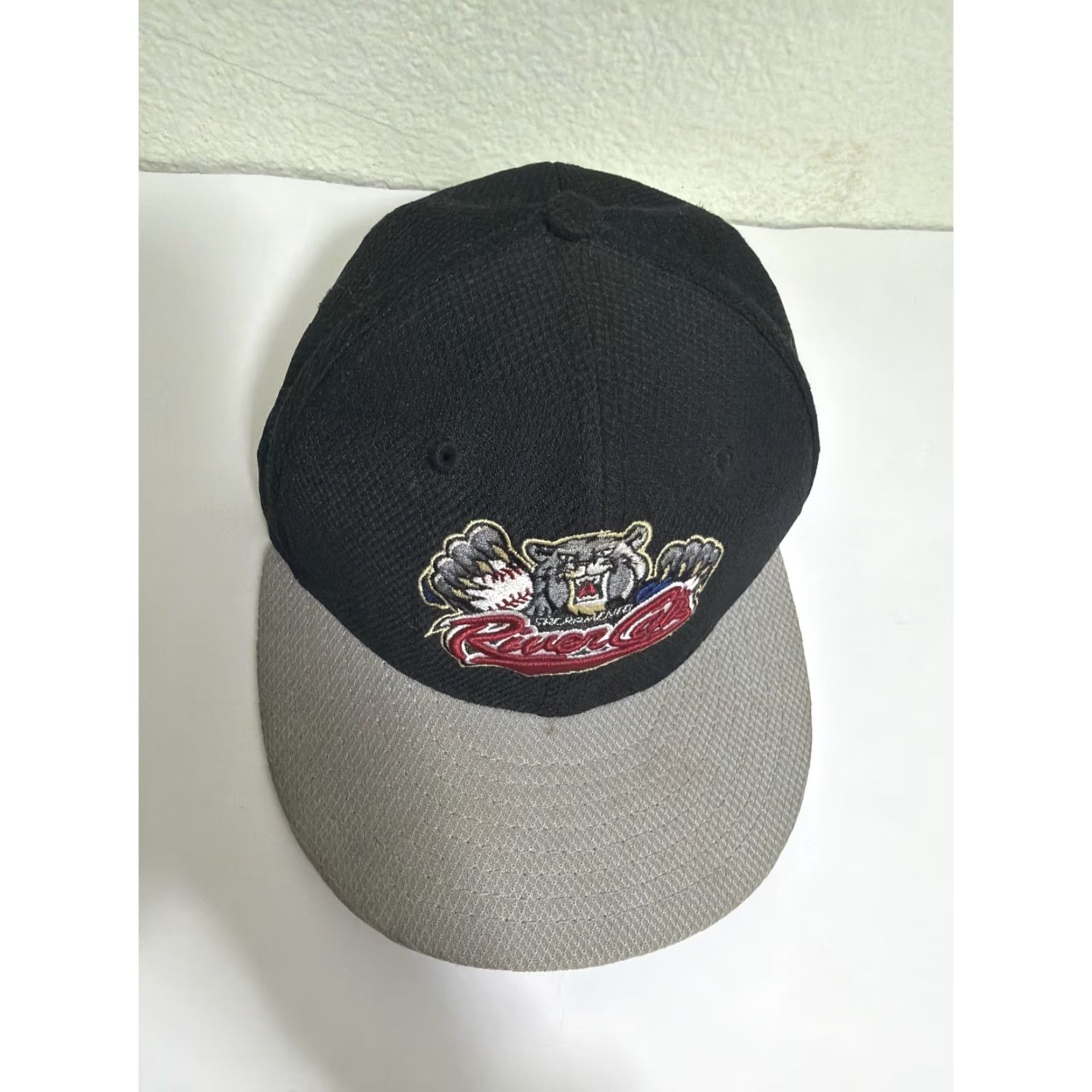 New Era New Era 59fifty Sacramento Rivercats Fitted Baseball Hat Size 7 Black Gray Men Men Baseball Cap Size ONE SIZE - 5 Thumbnail