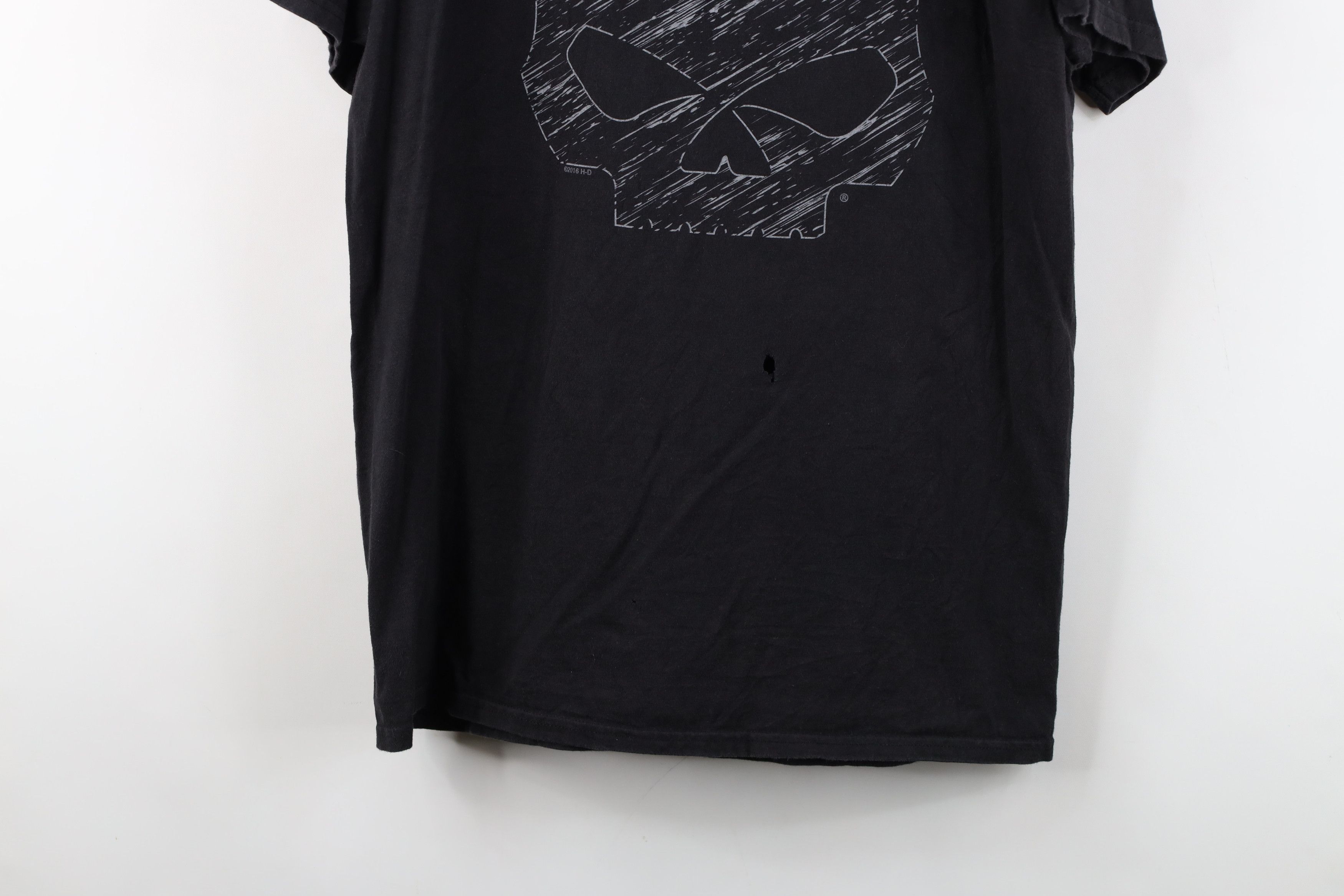 Harley Davidson Vintage Y2K Harley Davidson Skull Skeleton T-Shirt Black Size US M / EU 48-50 / 2 - 3 Thumbnail
