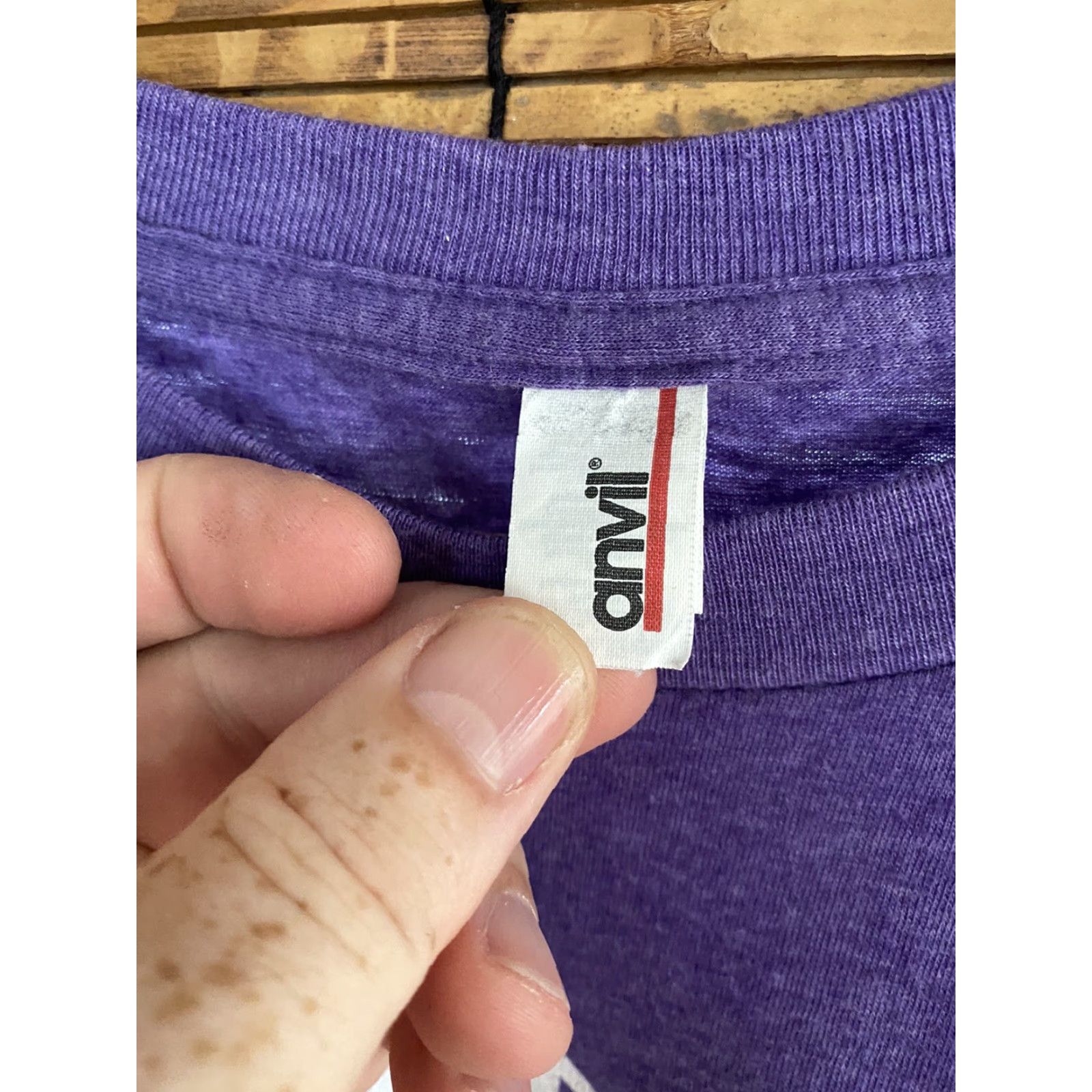 Anvil VINTAGE 2014 Womens Medium Daffodil Purple 5k Running Shirt Nantucket ACK M Nike? Size M / US 6-8 / IT 42-44 - 5 Thumbnail