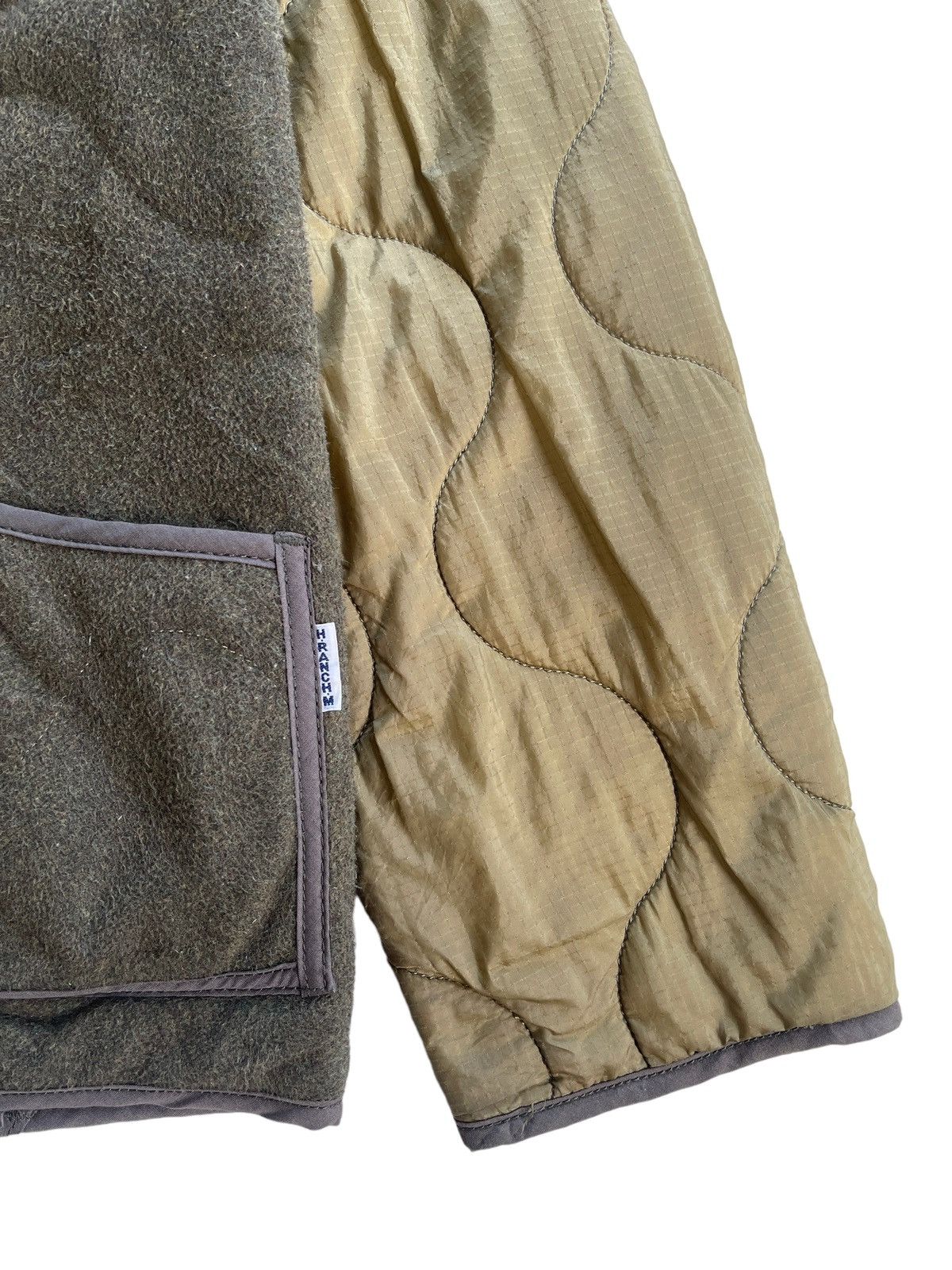 HOLLYWOOD RANCH MARKET HRM Blue Blue Japan Reversible Quilted Jacket Size US M / EU 48-50 / 2 - 13 Thumbnail