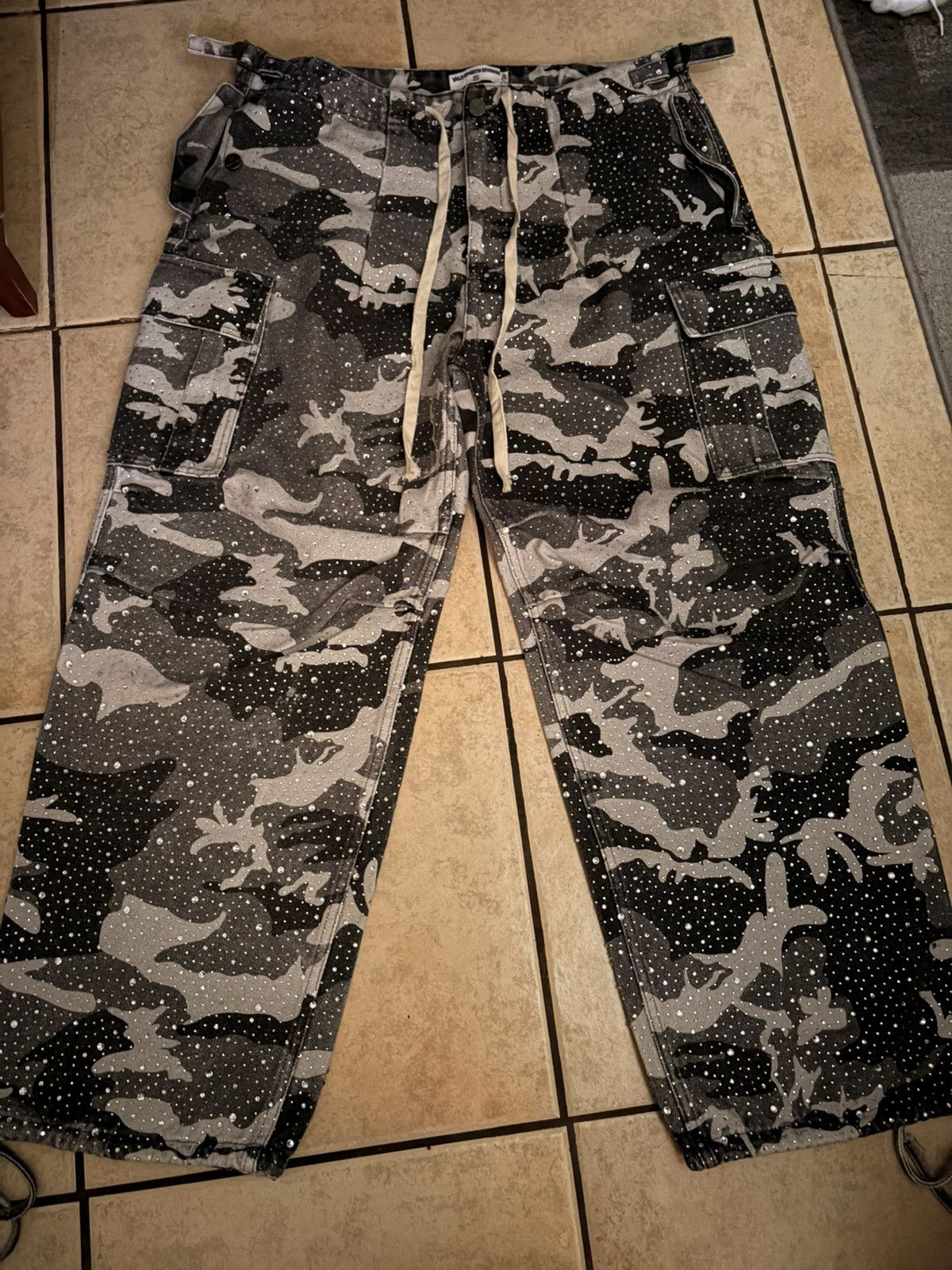 Vale rhinestone camo pants Size US 36 / EU 52 - 4 Thumbnail