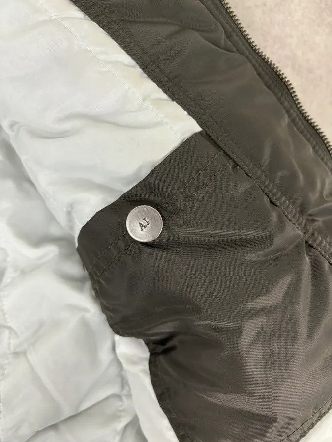 Armani 2000s Armani Olive Green Bomber Jacket Size US M / EU 48-50 / 2 - 9 Thumbnail