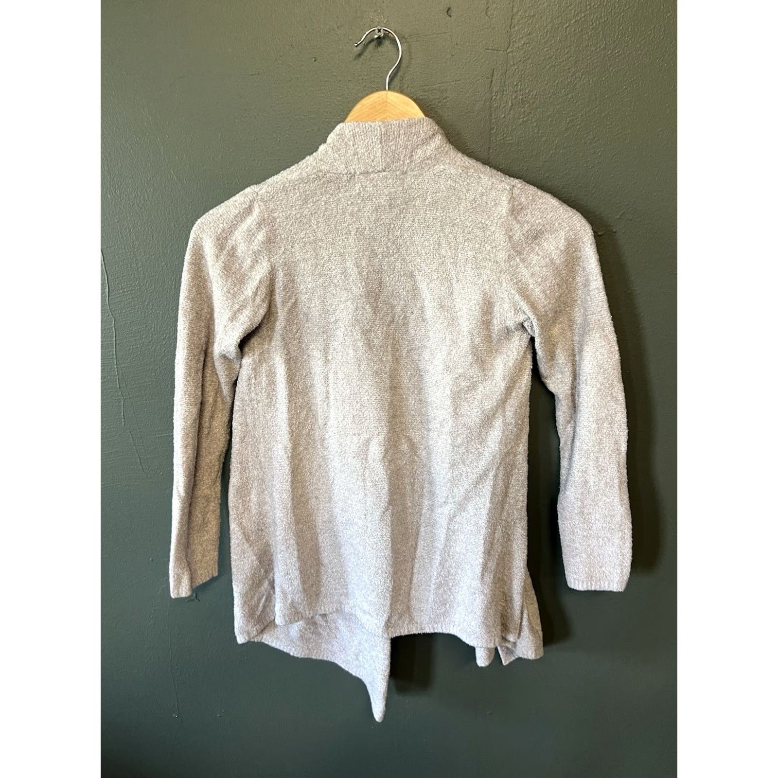 Vintage Barefoot Dreams Cardigan Womens Open Front Gray 6/7 Size M / US 6-8 / IT 42-44 - 2 Thumbnail