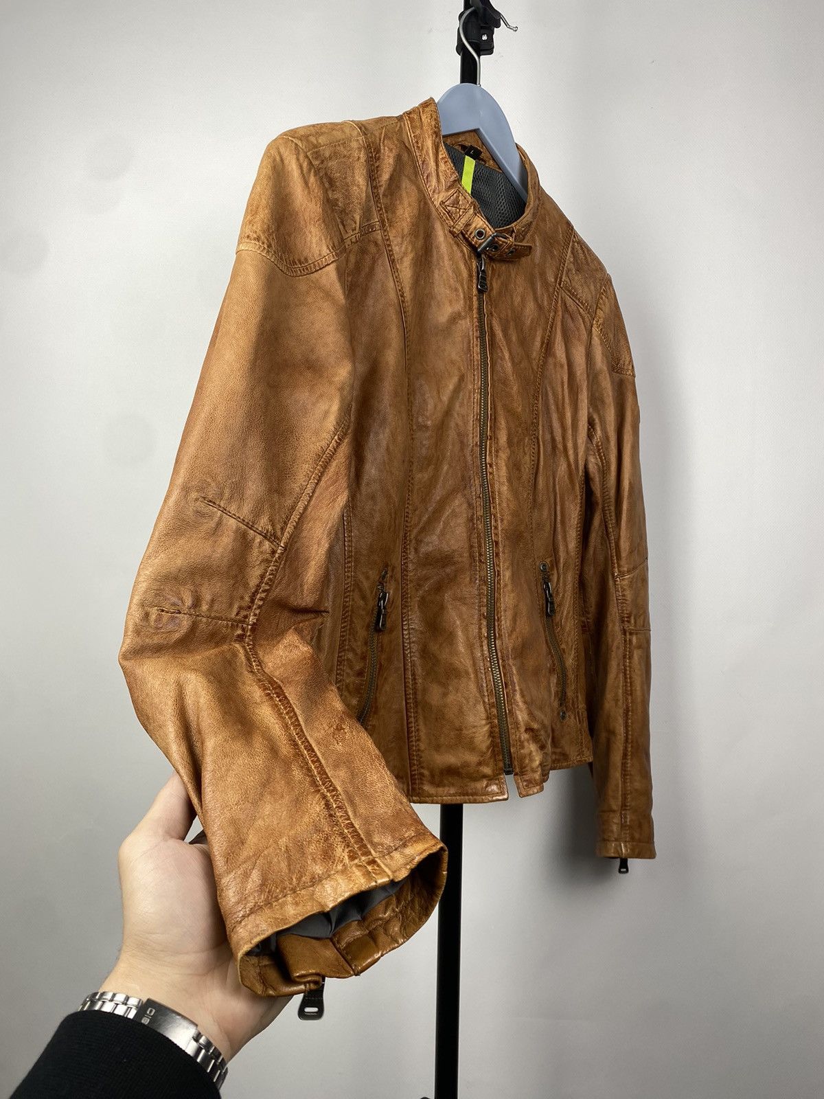 Gypsy Mauritius Gipsy Moto Racing Womrn’s Leather YK2 Jacket Size L / US 10 / IT 46 - 2 Thumbnail