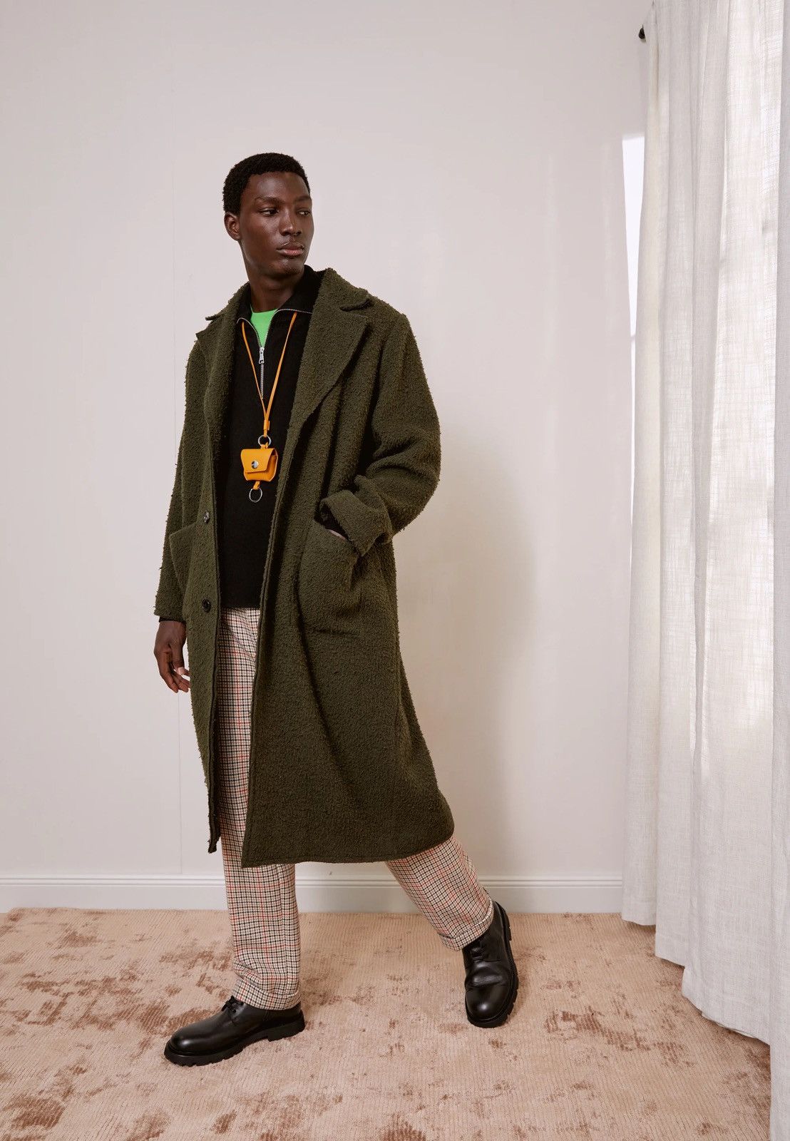 Won Hundred !DS! SS22 Won Hundred New York Dark Green Coat Size US L / EU 52-54 / 3 - 6 Thumbnail
