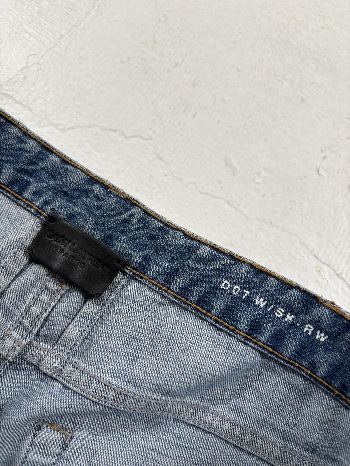 Saint Laurent Paris Saint Laurent 2014 D07 Crash Denim Size US 28 / EU 44 - 6 Thumbnail