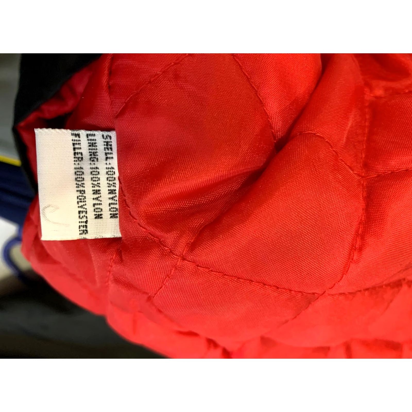 Vintage VINTAGE Bridgestone Racing Jacket Black Red Quilted Lined L Unisex Adults XS? No Size US L / EU 52-54 / 3 - 6 Thumbnail
