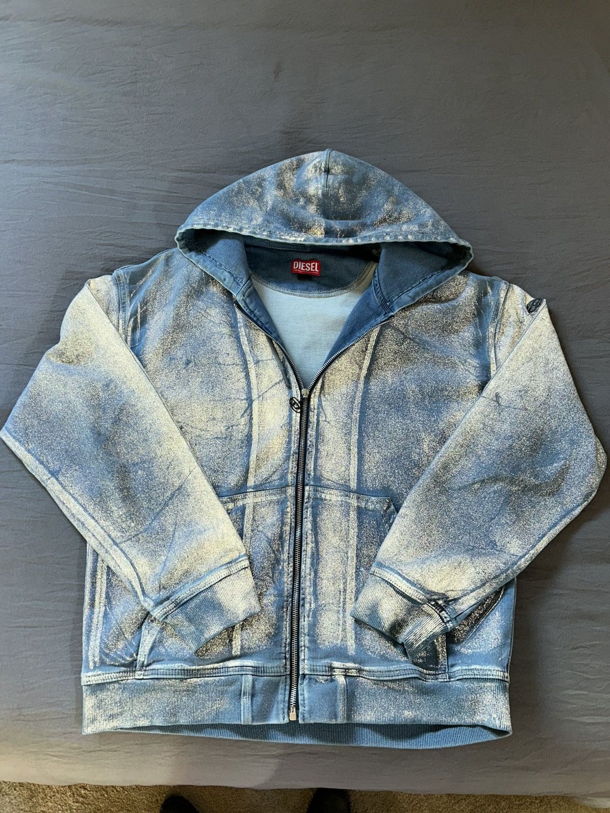 Diesel DIESEL D-GIR-S Track Zip Up. Size US M / EU 48-50 / 2 - 2 Thumbnail
