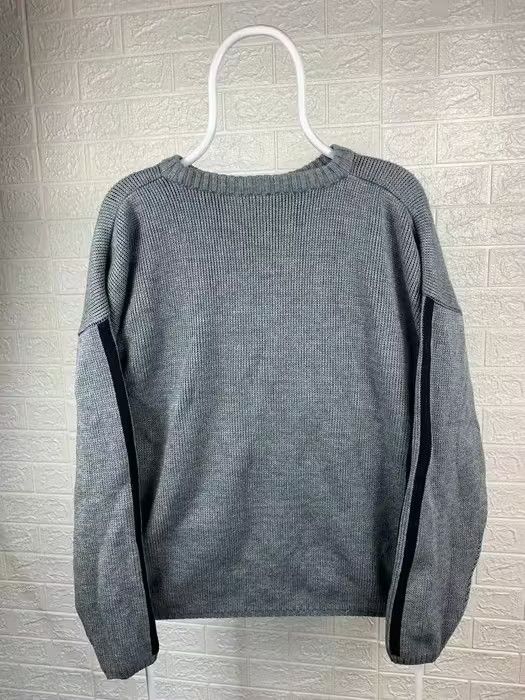 Adidas Adidas sweater vintage size L grey winter knit Size US L / EU 52-54 / 3 - 2 Thumbnail