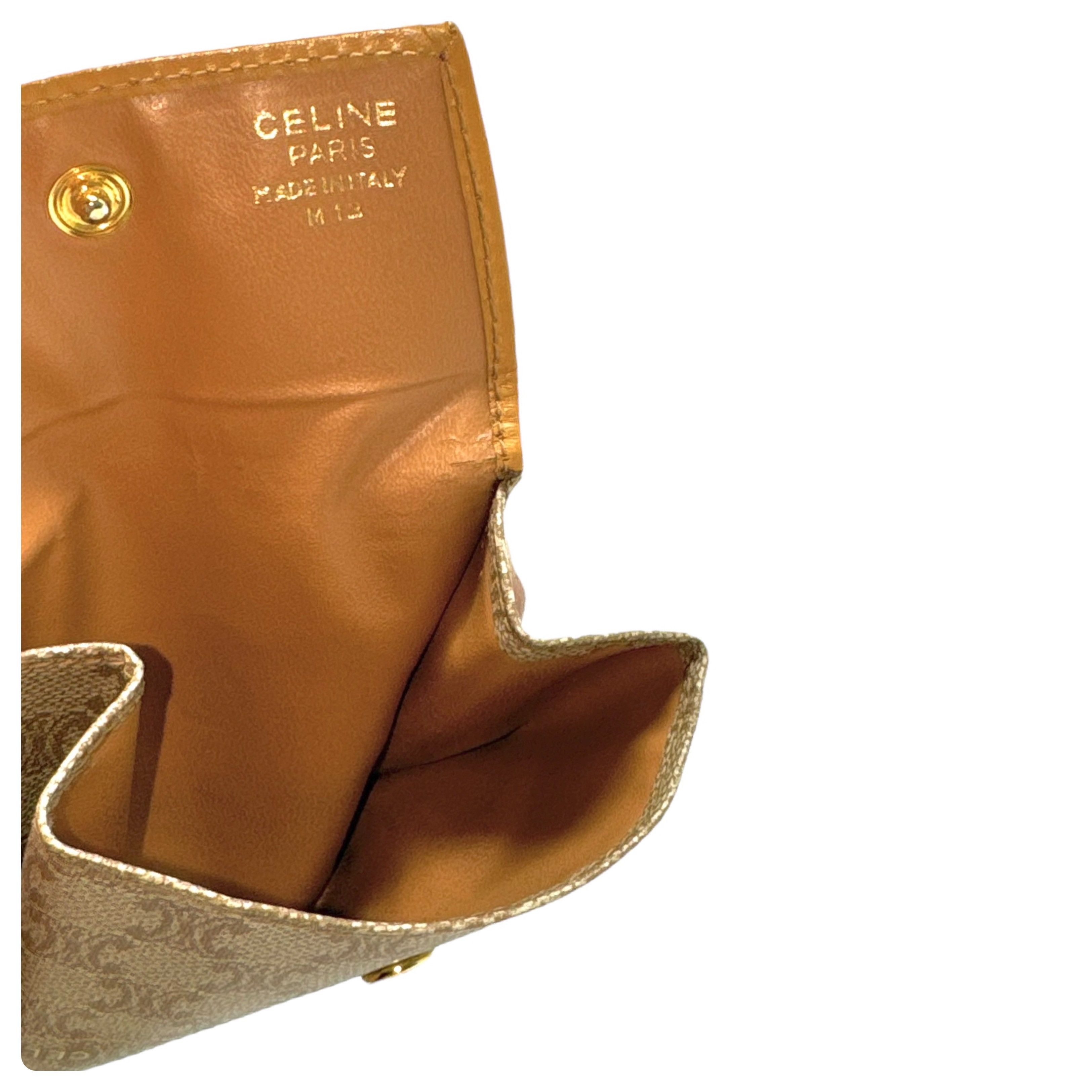 Celine Celine Macadam Leather Coin Pouch Size ONE SIZE - 5 Thumbnail