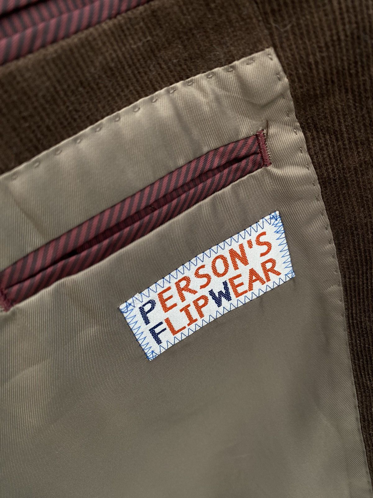 PERSON'S Vintage Person's Flipwear Corduroy Blazer Size 40R - 6 Thumbnail