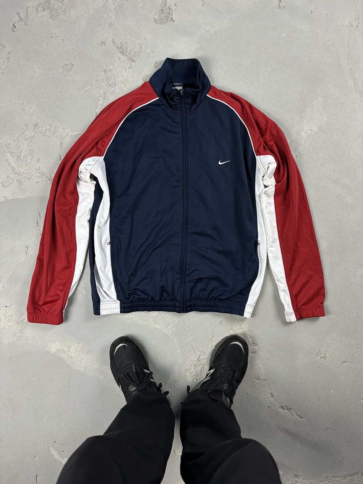Nike × Vintage Nike drill vintage track suit Size US XL / EU 56 / 4 - 2 Thumbnail