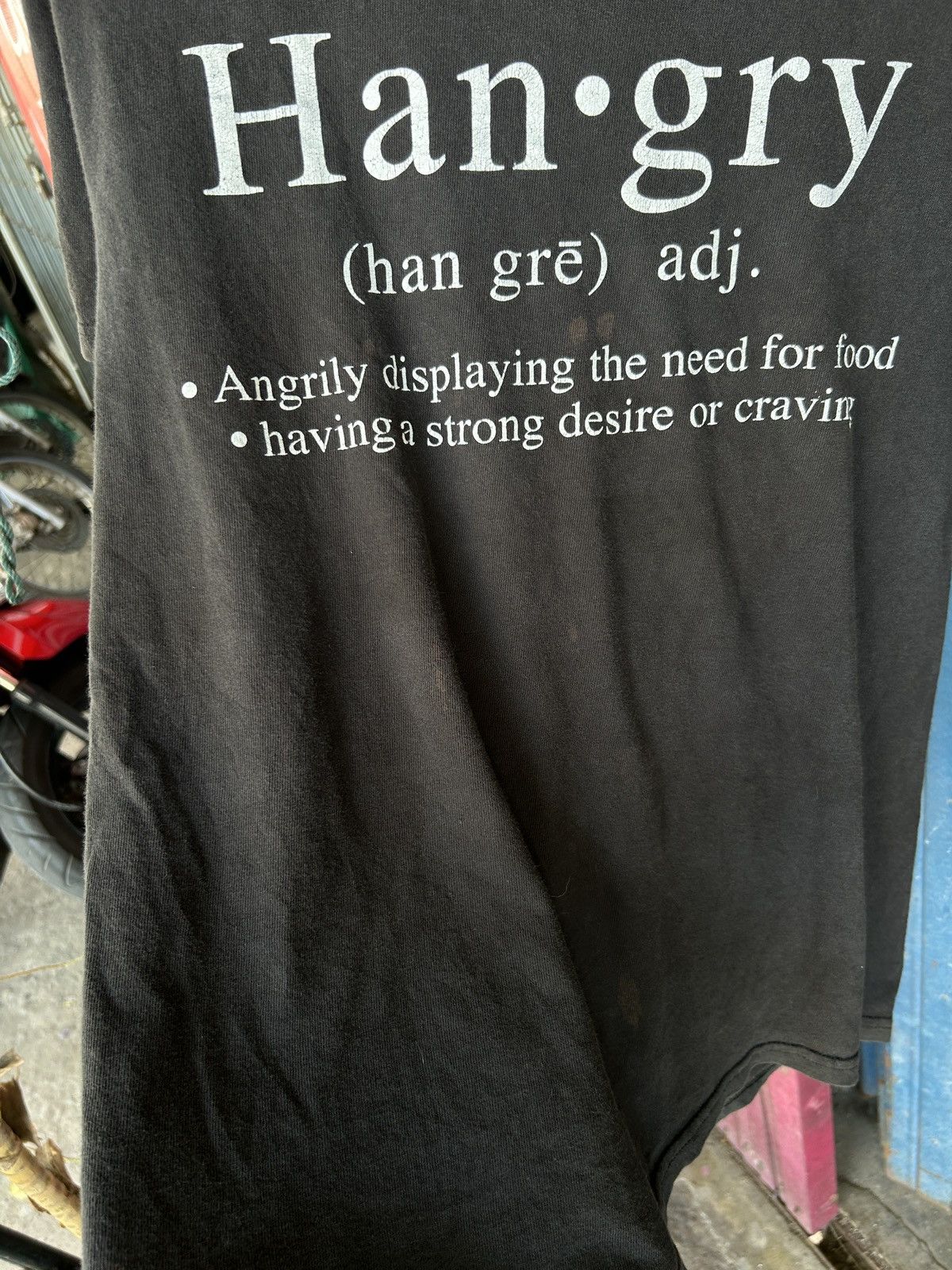 Vintage 1990s Hangry T-Shirt Size US M / EU 48-50 / 2 - 6 Thumbnail