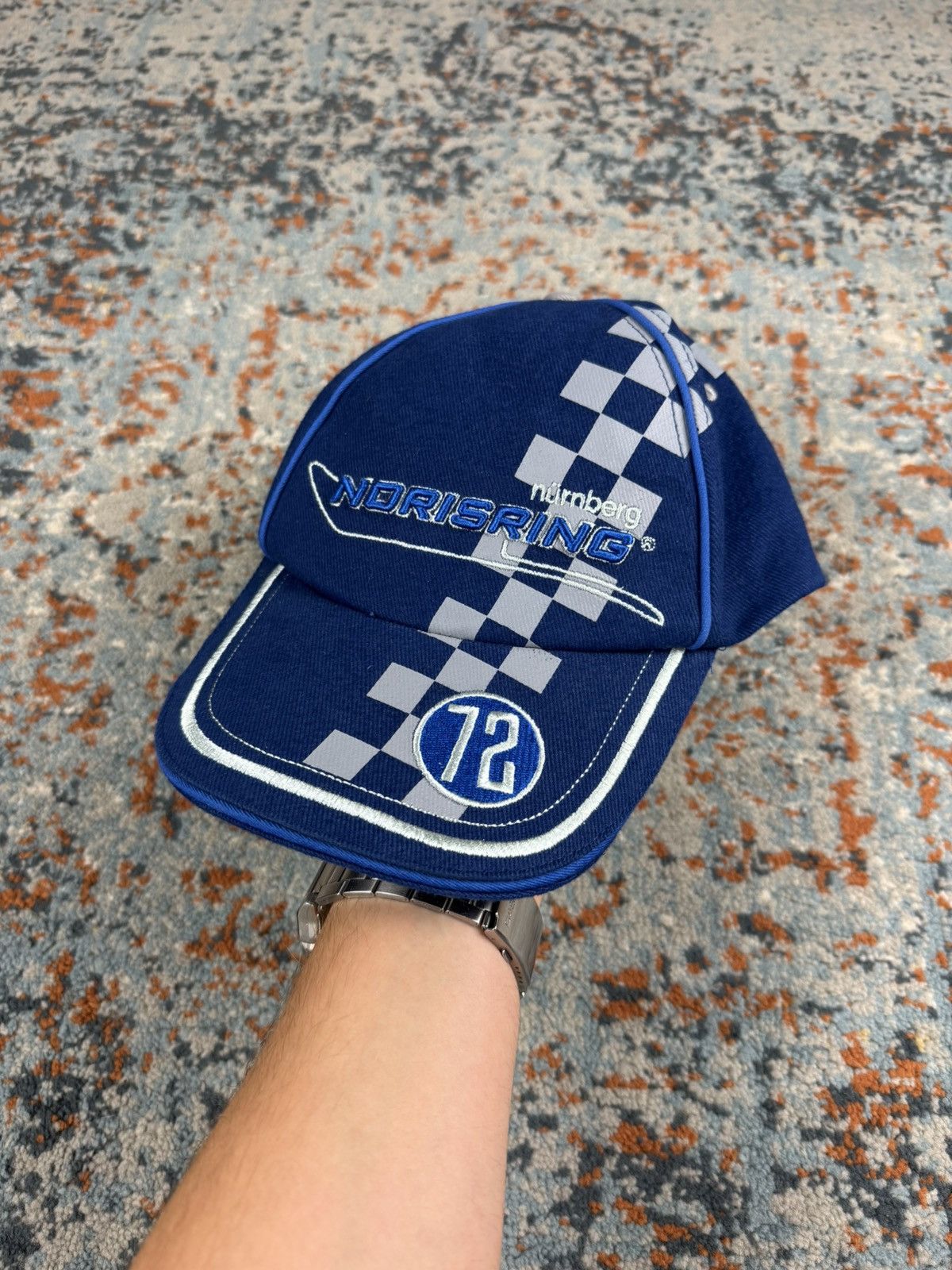 Vintage Vintage Y2K Norisring race track hat racing nurburgring 00s Size ONE SIZE - 1 Thumbnail