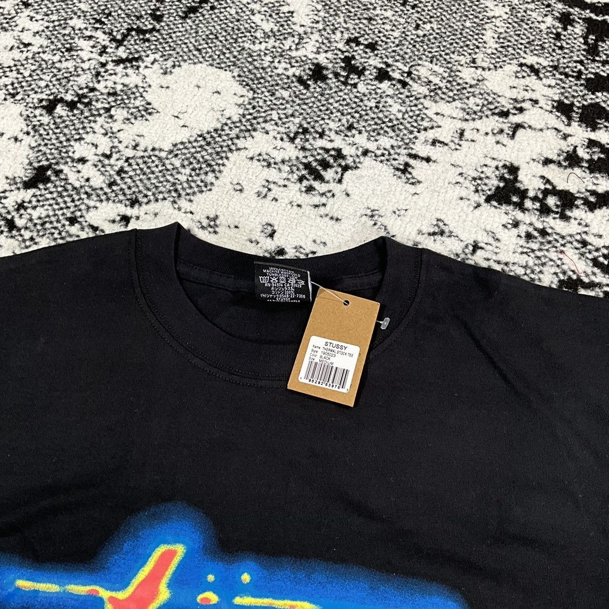 Stussy STUSSY THERMAL TEE BLACK - M Size US M / EU 48-50 / 2 - 6 Thumbnail