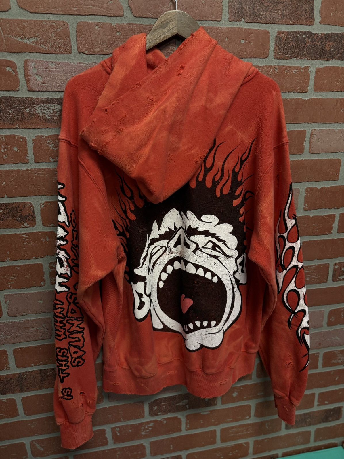 HELLSTAR Hellstar Lava Hoodie Red Size Medium Brand New Size US M / EU 48-50 / 2 - 6 Thumbnail