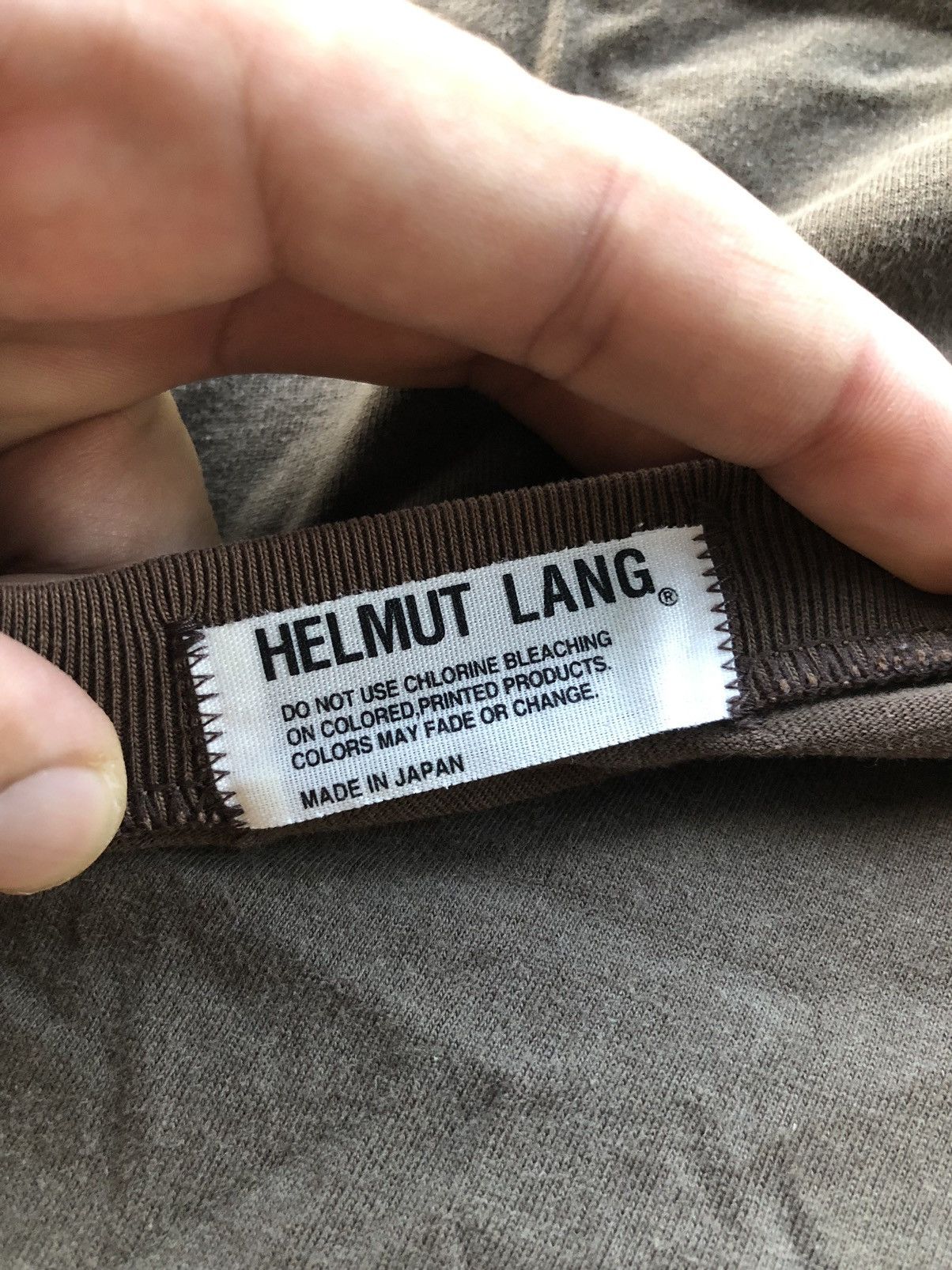 Helmut Lang Vintage Helmut Lang Long Sleeve Tee Size US M / EU 48-50 / 2 - 12 Thumbnail
