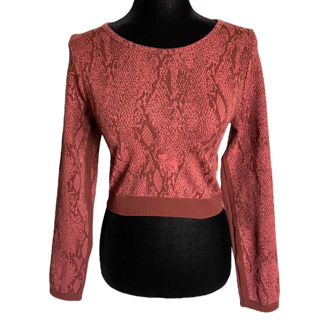 Other Fabletics Kamila Seamless Long-Sleeve Top Cherry Mocha L Size L / US 10 / IT 46 - 4 Thumbnail