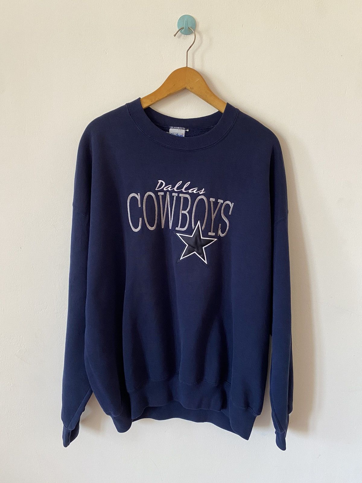 NFL Vintage 90's The Game Sunfaded NFL Dallas Cowboys Crewneck Size US XXL / EU 58 / 5 - 1 Thumbnail