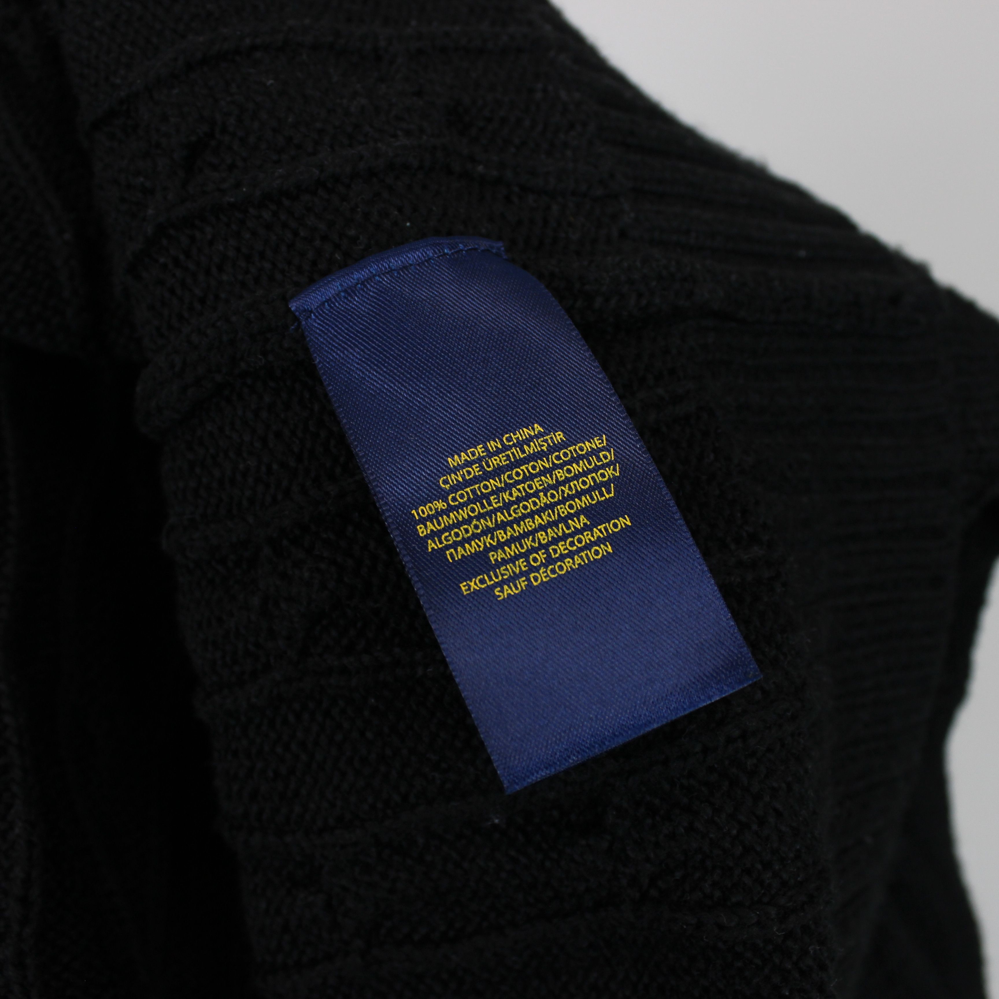 Polo Ralph Lauren Polo Ralph Lauren sweater knitwear XL black vintage Size US XL / EU 56 / 4 - 7 Thumbnail