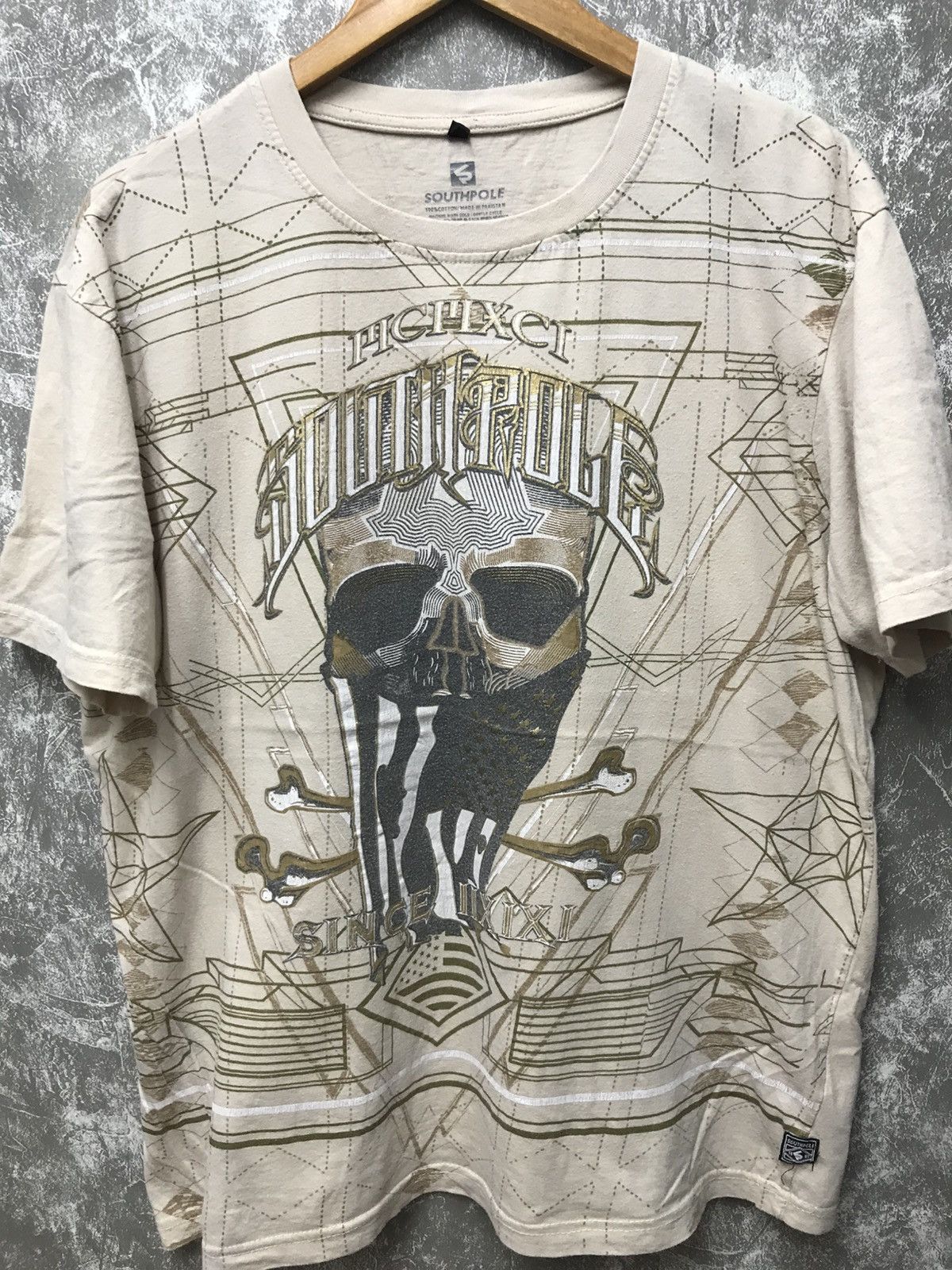 Affliction × Ed Hardy × Southpole Southpole Affliction Skull Y2K Graphic Tee Size US XL / EU 56 / 4 - 1 Thumbnail