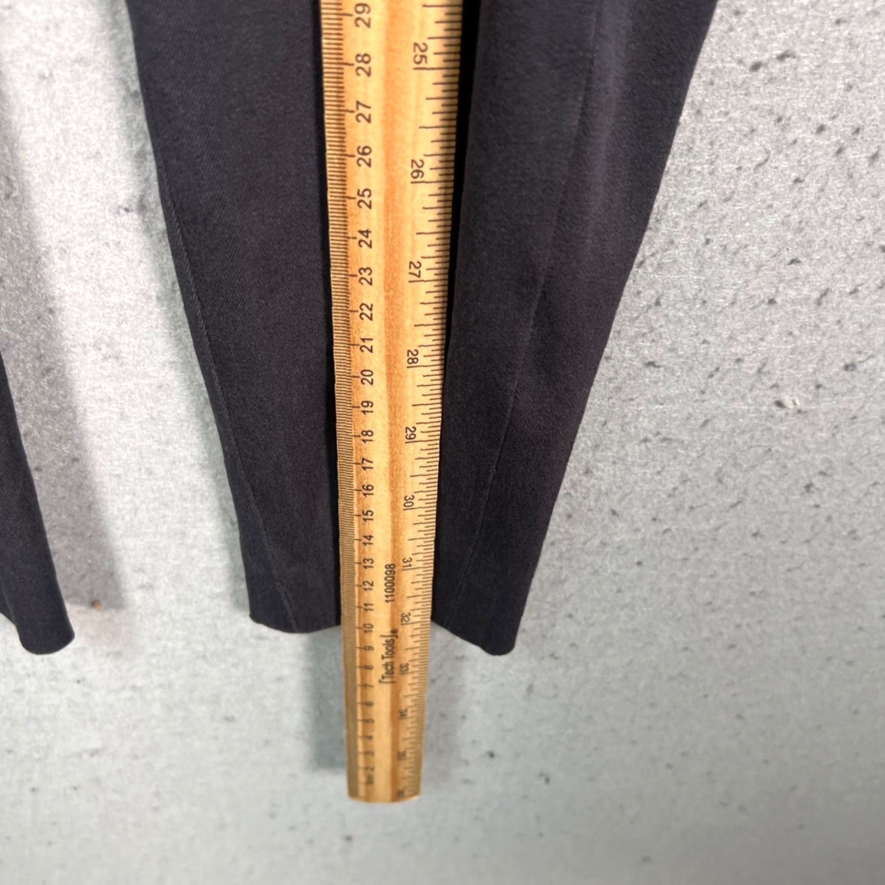 J.Crew J.CREW Womens Pants Black City Fit Stretch Straight Inseam 23 in Size 2 Modern Dress Pants Womens Size 26" / US 2 / IT 38 - 6 Thumbnail