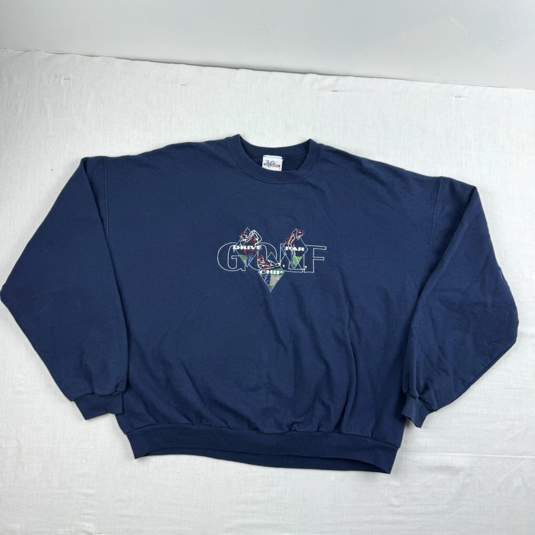 Vintage VINTAGE Unbranded Sweatshirt Women's Large Blue Embroidered Golf Sports Crewneck Pullover Nike-style? Size L / US 10 / IT 46 - 4 Thumbnail