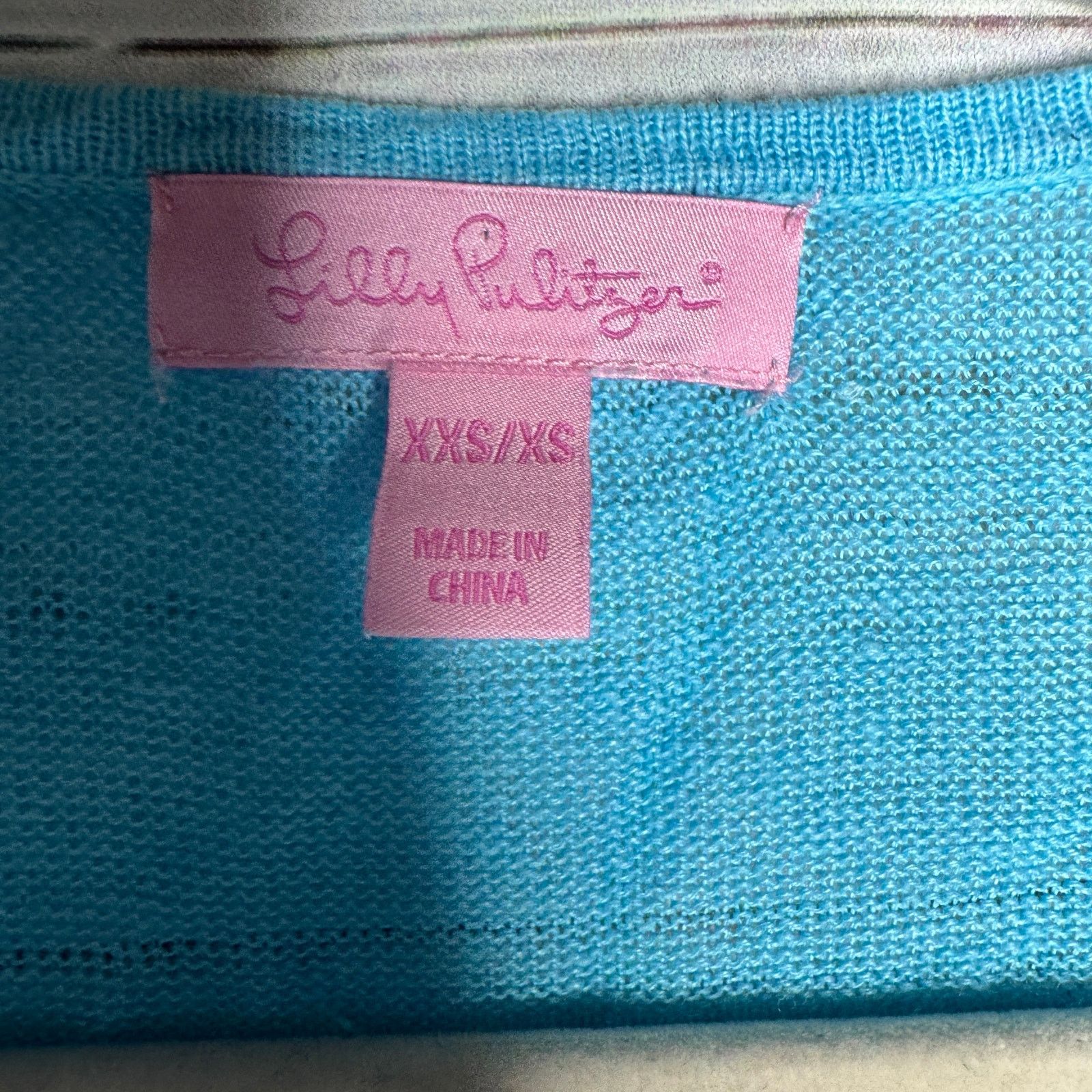 Lilly Pulitzer Lilly Pulitzer 100% Linen Cap Sleeve Tunic XS Blue Size XS / US 0-2 / IT 36-38 - 6 Thumbnail
