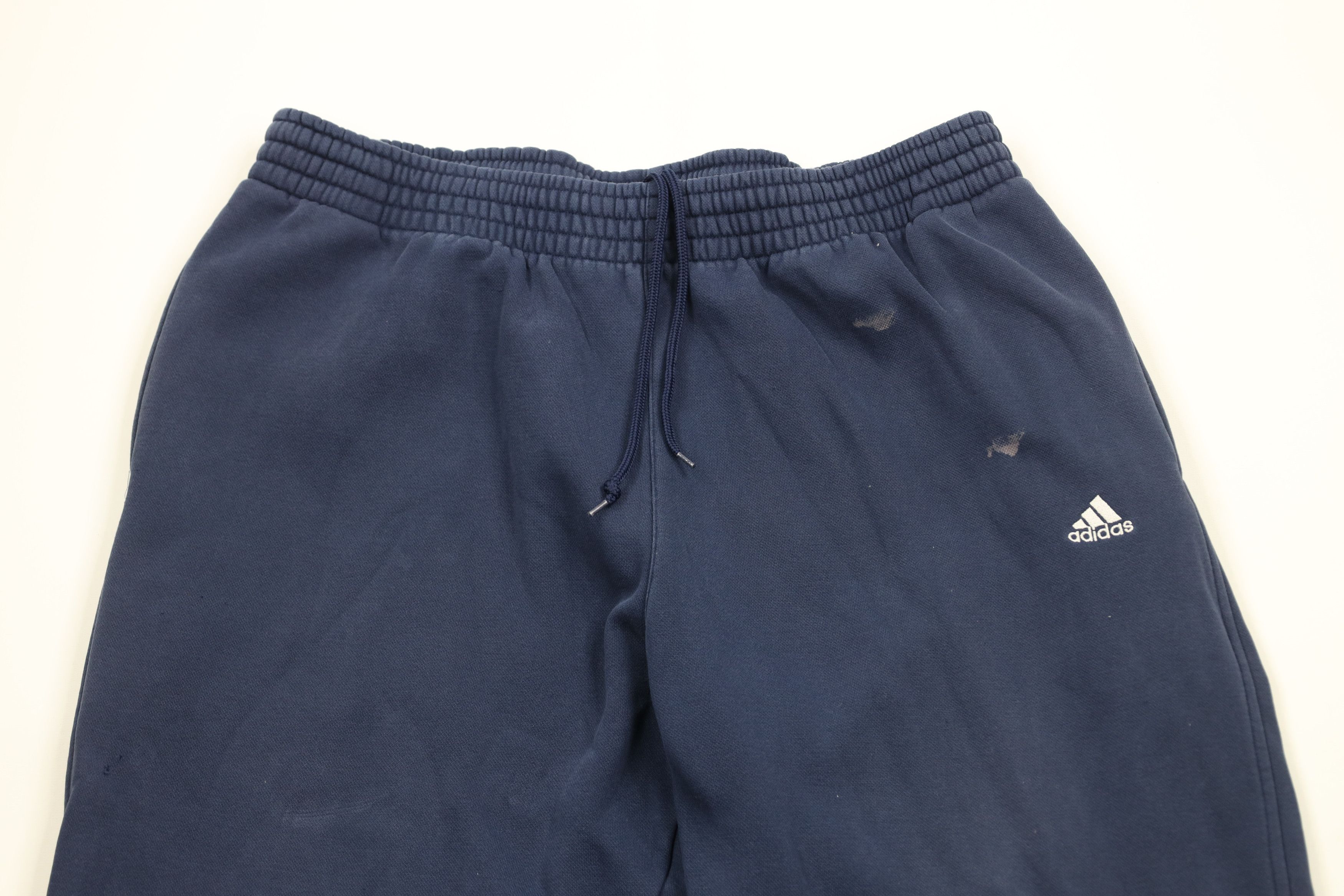 Adidas × Vintage Vintage 90s Y2K Adidas Spell Out Wide Leg Sweatpants Pants Size US 36 / EU 52 - 2 Thumbnail