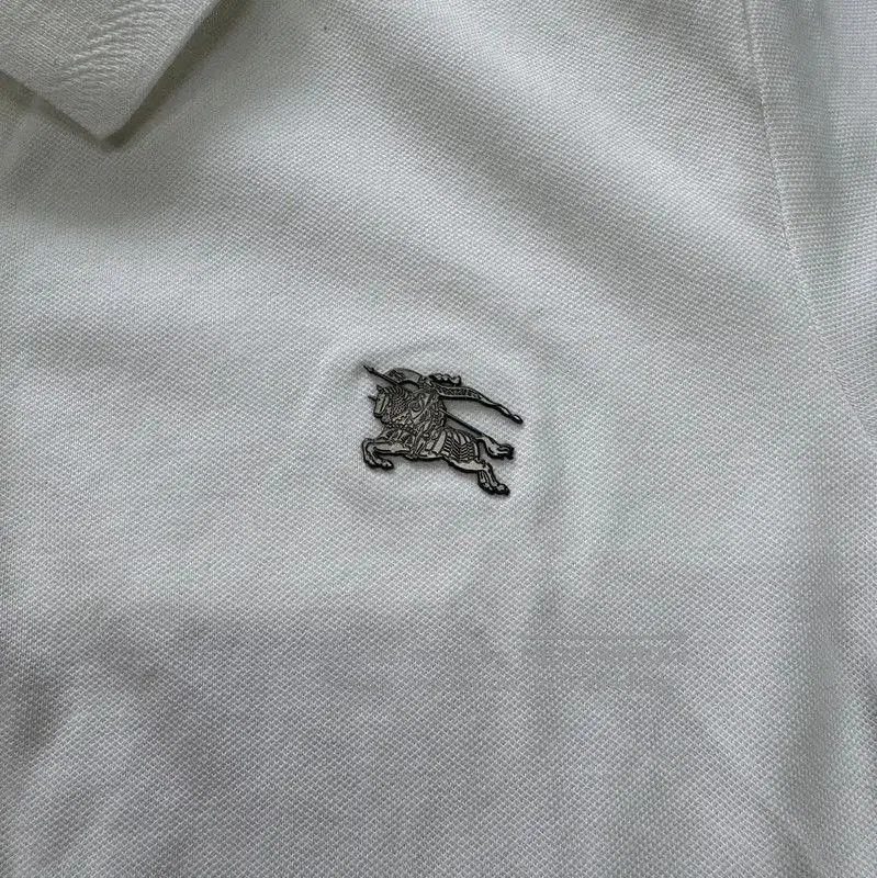 Other Burberry White Cotton Short Sleeve Polo. Size M / US 6-8 / IT 42-44 - 3 Thumbnail