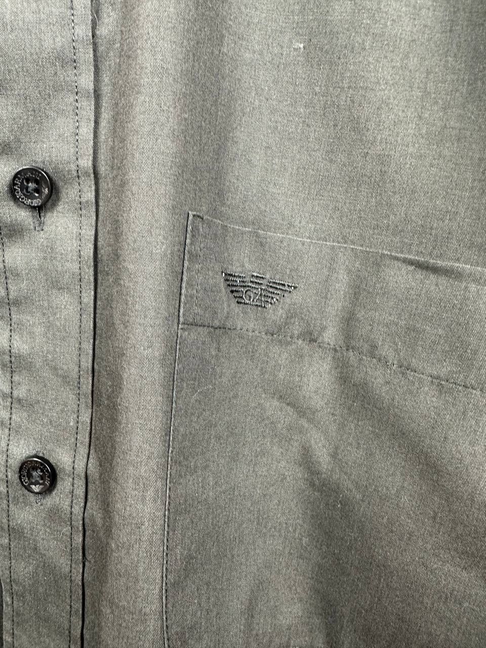 Giorgio Armani Giorgio Armani Italy Black SS Button-Up Shirt Minimalist Size US L / EU 52-54 / 3 - 7 Thumbnail
