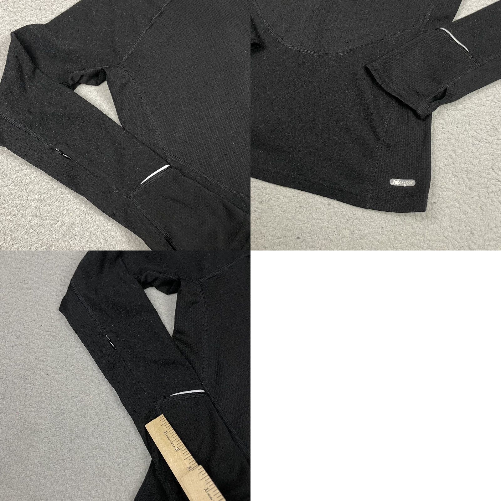 The North Face VINTAGE The North Face Flight Series Jacket Womens S Black Fleece Zip Full Thumb Loops Activewear Mens? Size S / US 4 / IT 40 - 9 Thumbnail
