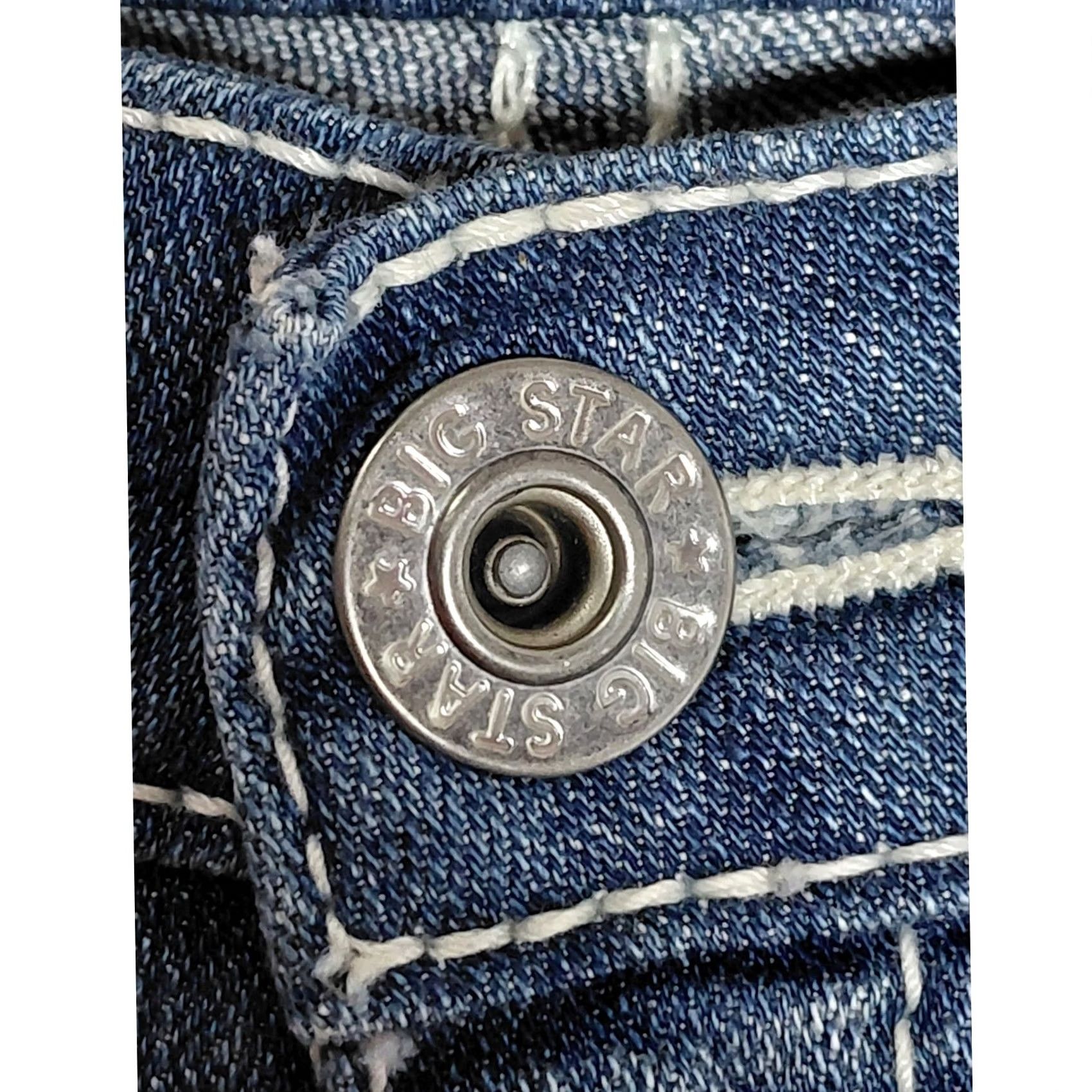 Vintage BIG STAR Sweet Boot Low-Rise Blue Denim Lucky Brand Jeans Women Size 28L Size 28" / US 6 / IT 42 - 4 Thumbnail