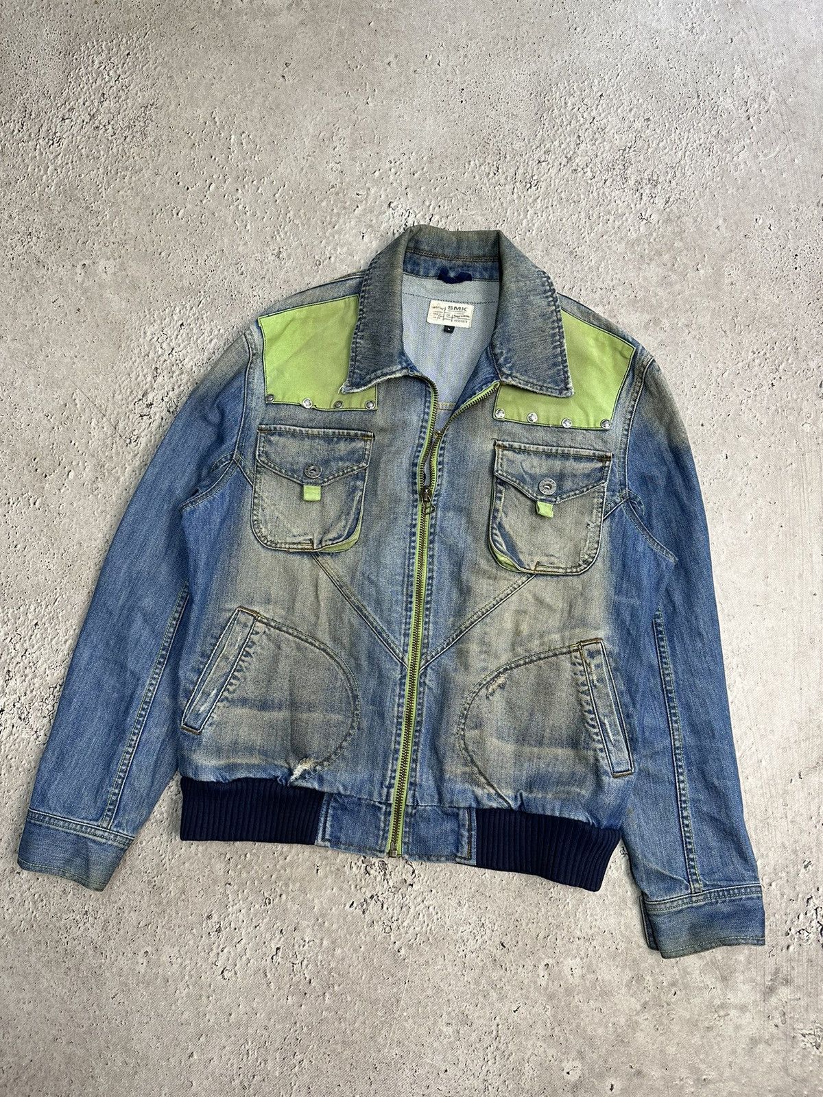 Diesel × Vintage Vintage Diesel Style Distressed Jacket Faded Racing Motor Size US L / EU 52-54 / 3 - 4 Thumbnail