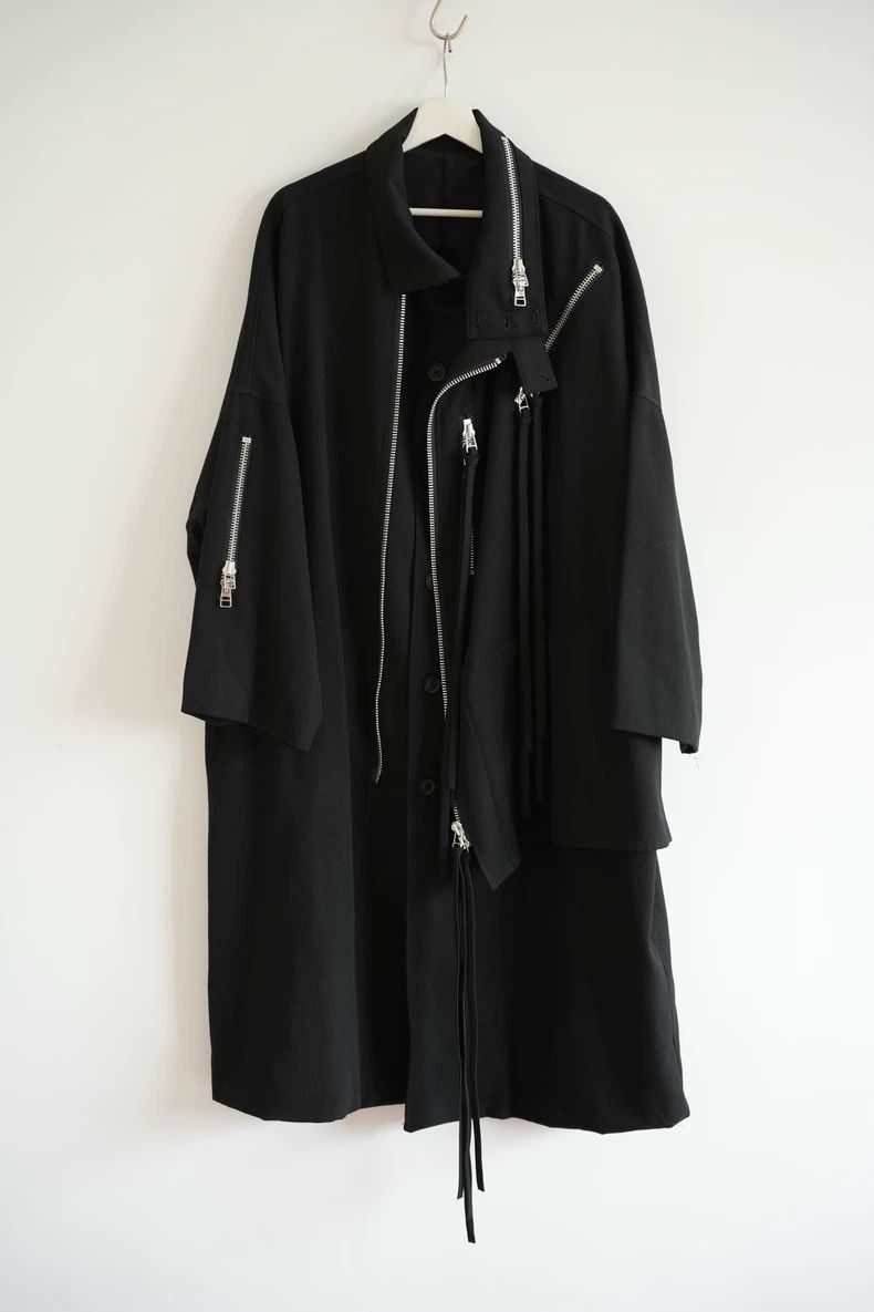 Yohji Yamamoto Black Chain Coat