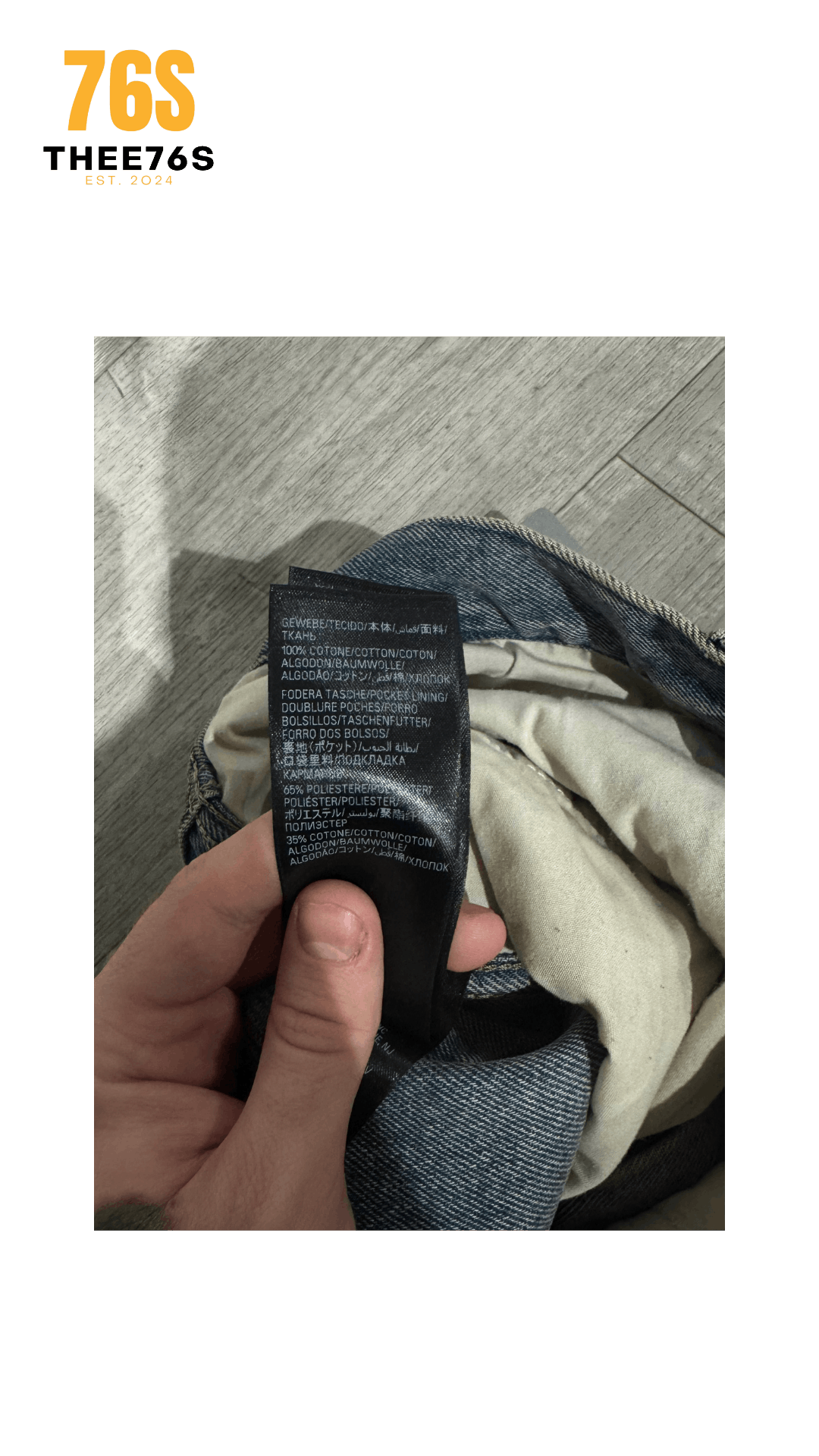 Balenciaga Balenciaga SS24 Inside out baggy jeans in Blue Size US 30 / EU 46 - 11 Thumbnail