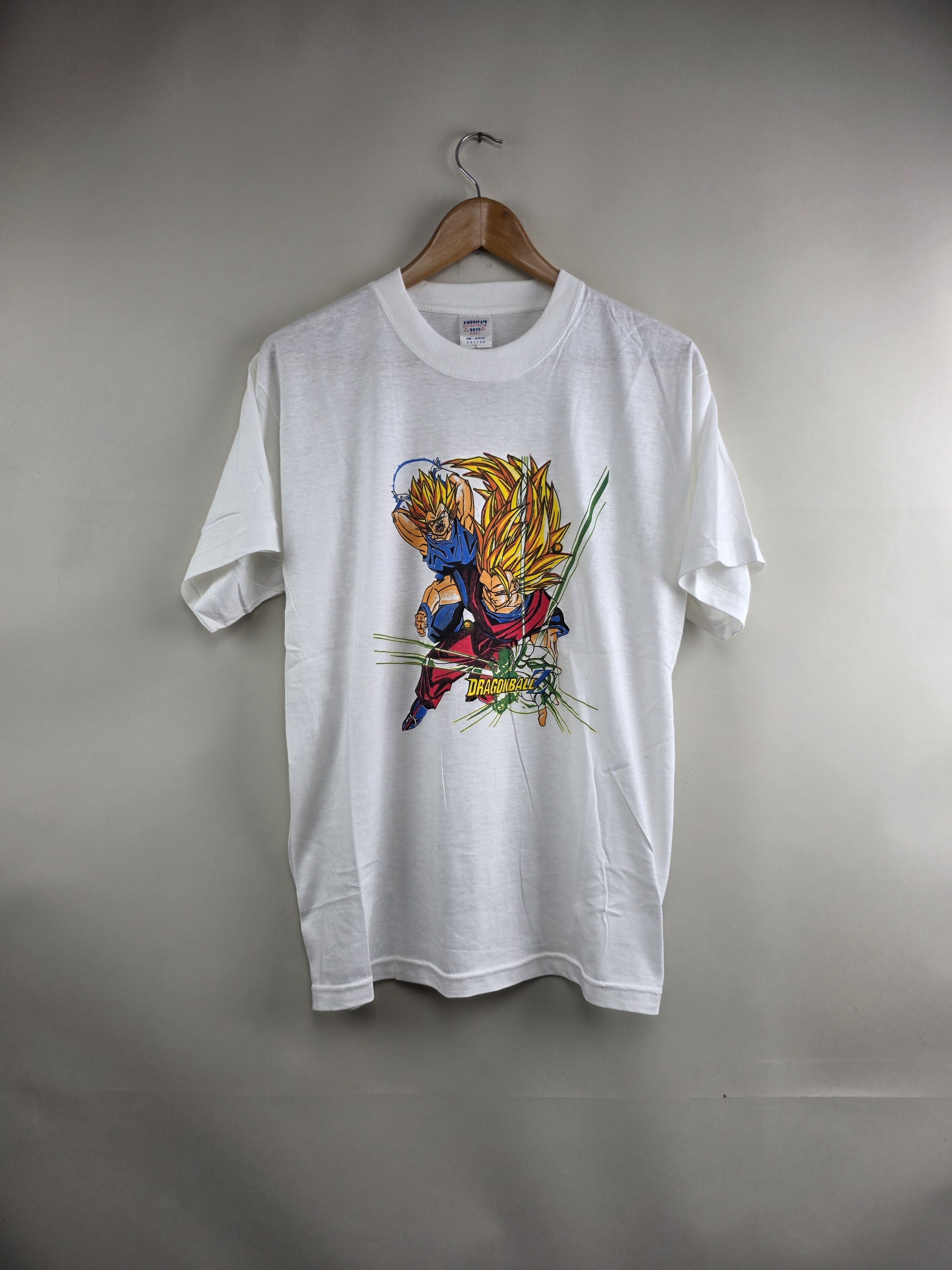 Anime 90s Dragon Ball Z Bootleg Anime Tee L 21.5" 27.5" Size US L / EU 52-54 / 3 - 1 Thumbnail