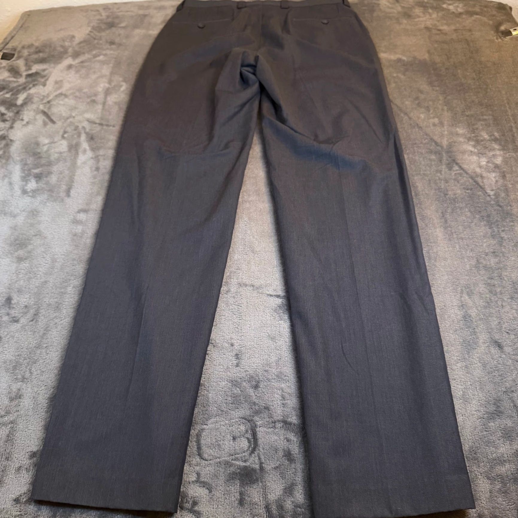 Calvin Klein Calvin Klein Dress Pants Charcoal Gray Mens Size 32 W x 34 L Flat Front Classic Fit Workwear Trousers Pants Size US 32 / EU 48 - 3 Thumbnail