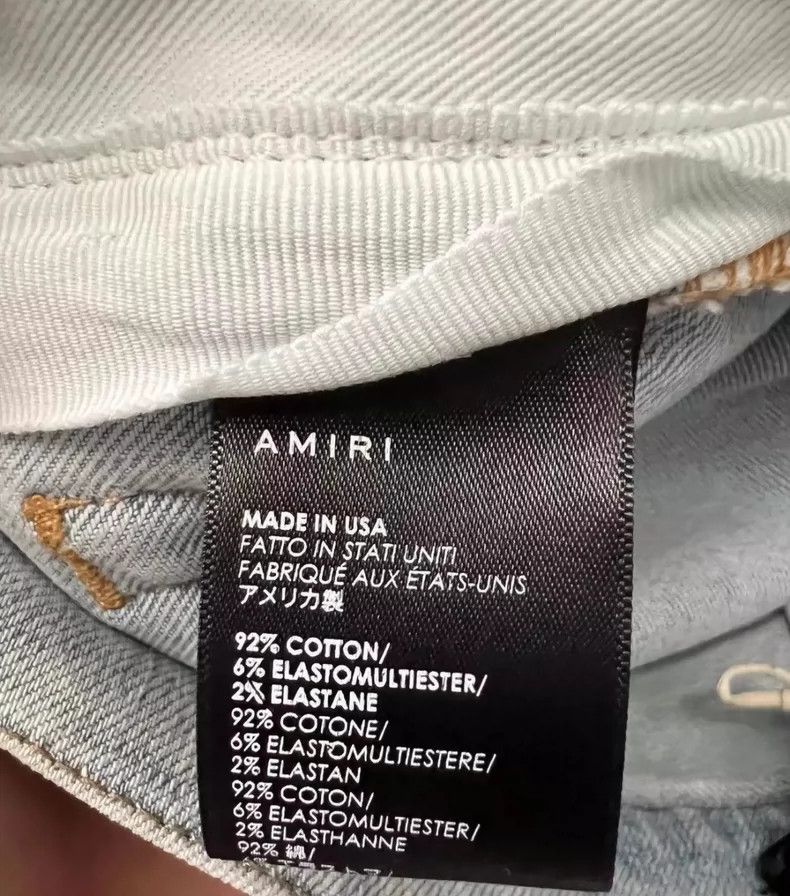 Amiri Amiri The Great Blue Destruction Jeans Size US 30 / EU 46 - 6 Thumbnail