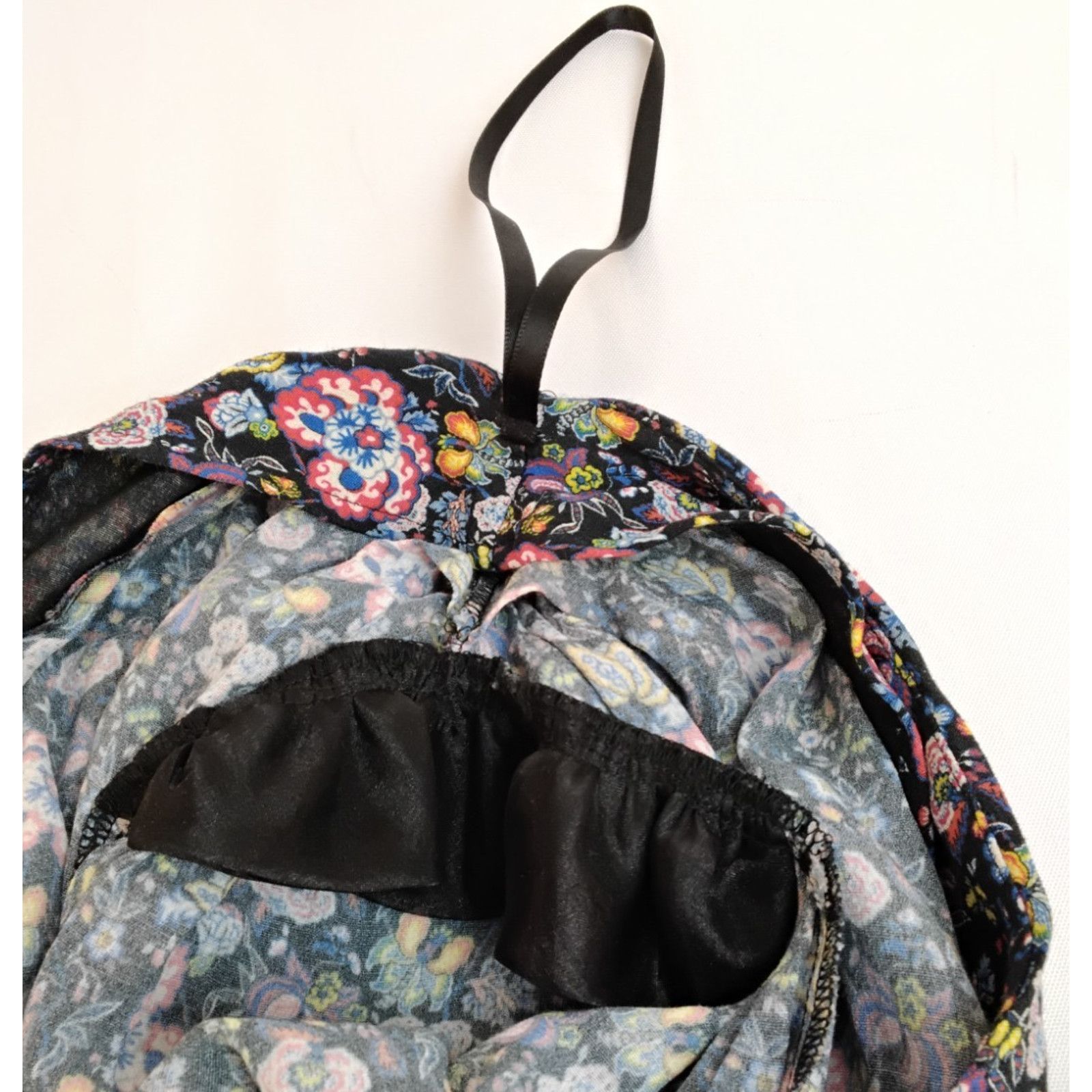 Frame FRAME One Shoulder Top Women's Medium Floral Print Size M / US 6-8 / IT 42-44 - 9 Thumbnail