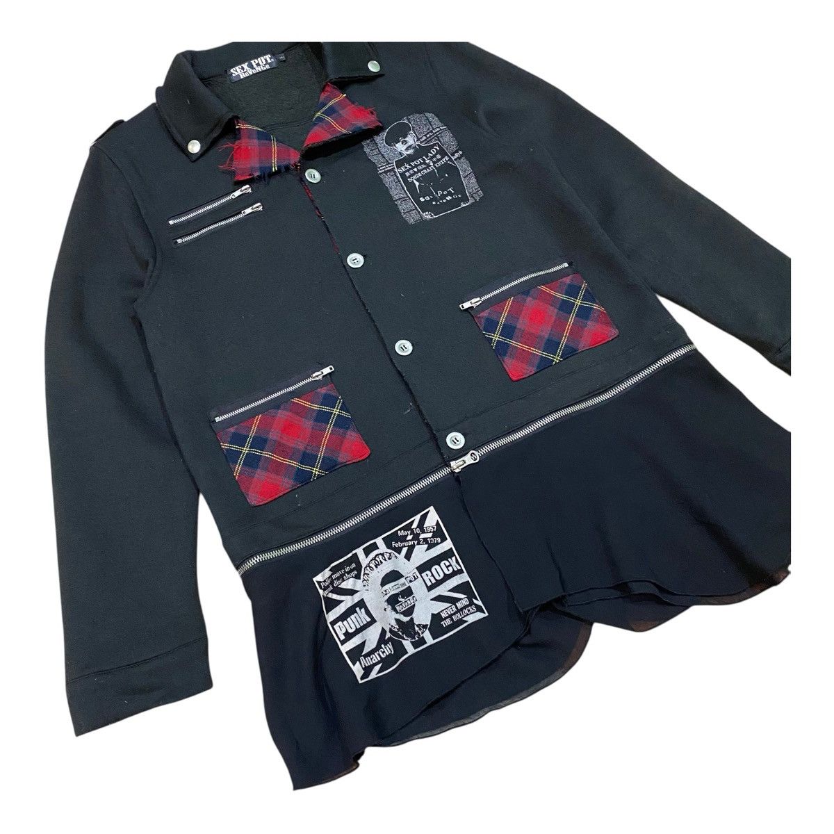 Sex Pot ReVeNGe ☀️Sex Pot Revange punk gothic jacket woman Size M / US 6-8 / IT 42-44 - 6 Thumbnail