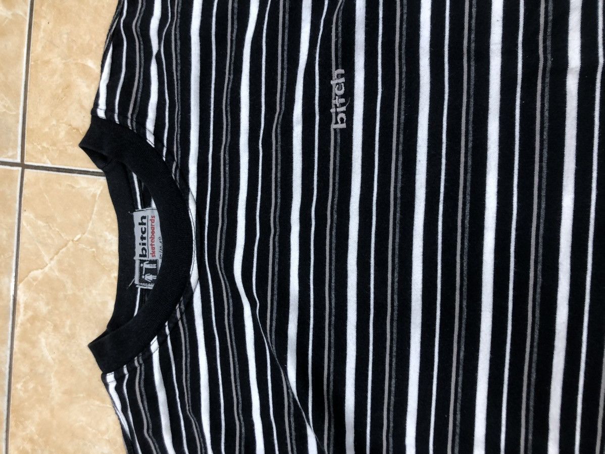 Girl Skateboards × Shorty's Skateboards Bitch Skateboards Stripes Tee Size US S / EU 44-46 / 1 - 6 Thumbnail